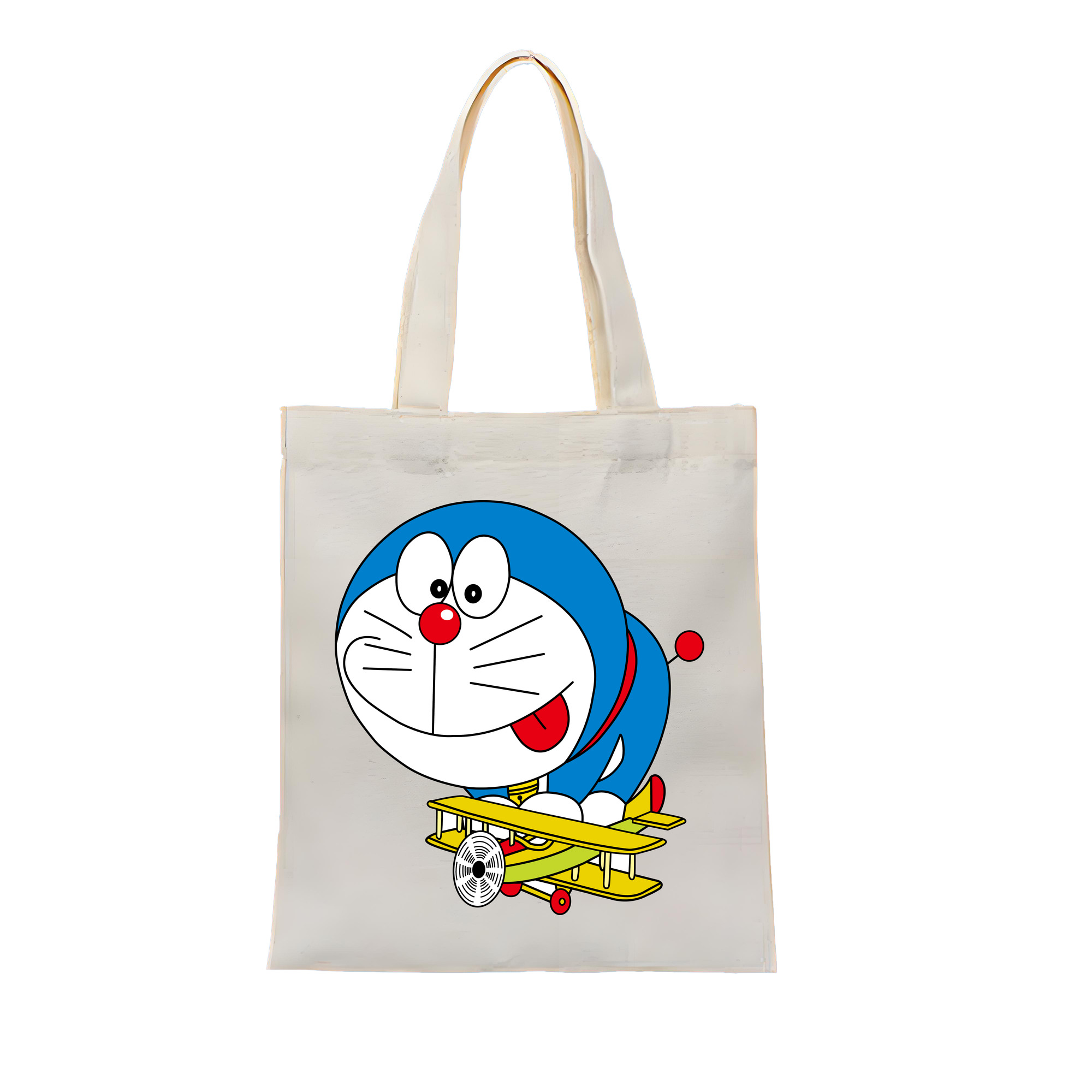 （画像用） ドラえもん Doraemon 縦型キャンバス生地手提げバッグ　トートバッグ