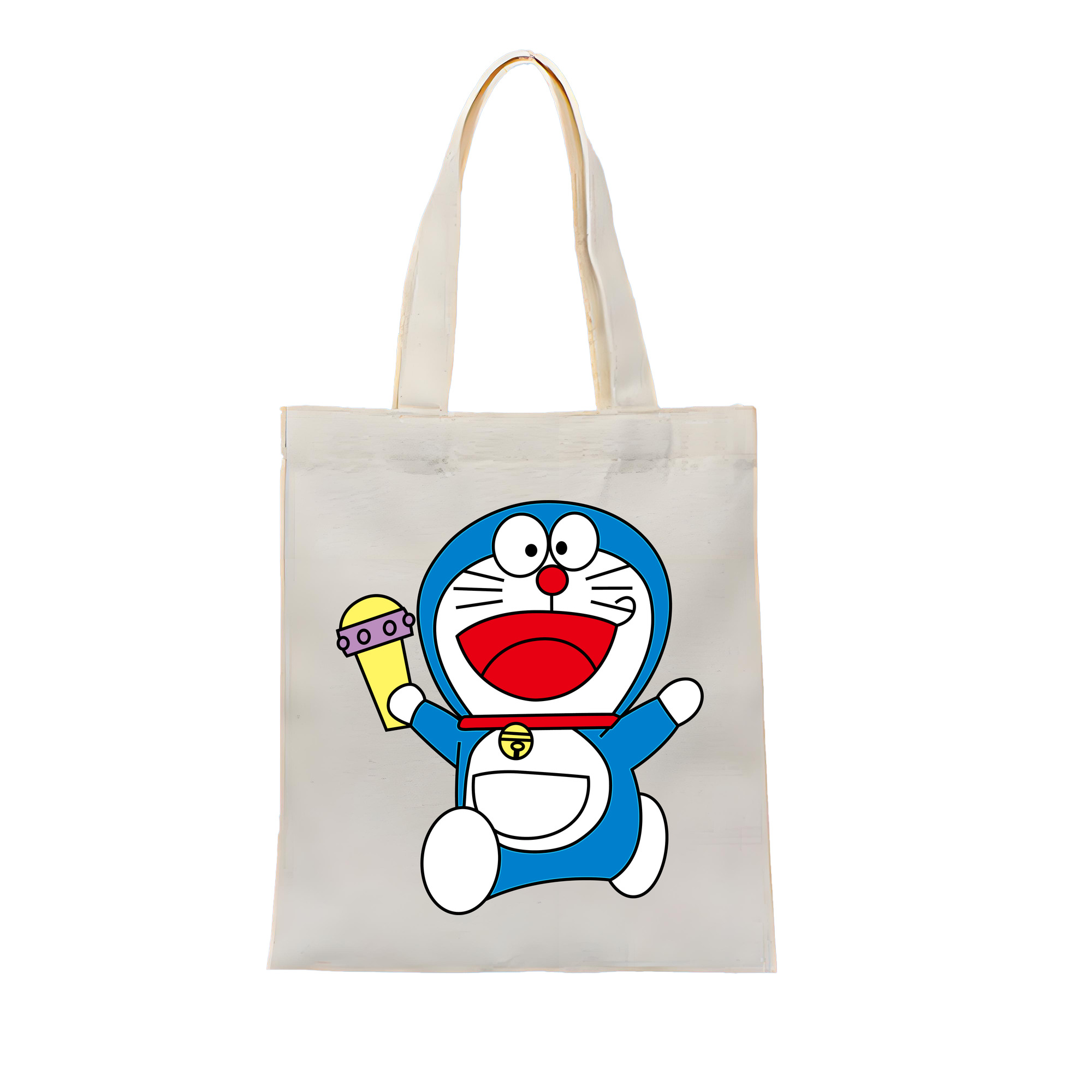 （画像用） ドラえもん Doraemon 縦型キャンバス生地手提げバッグ　トートバッグ