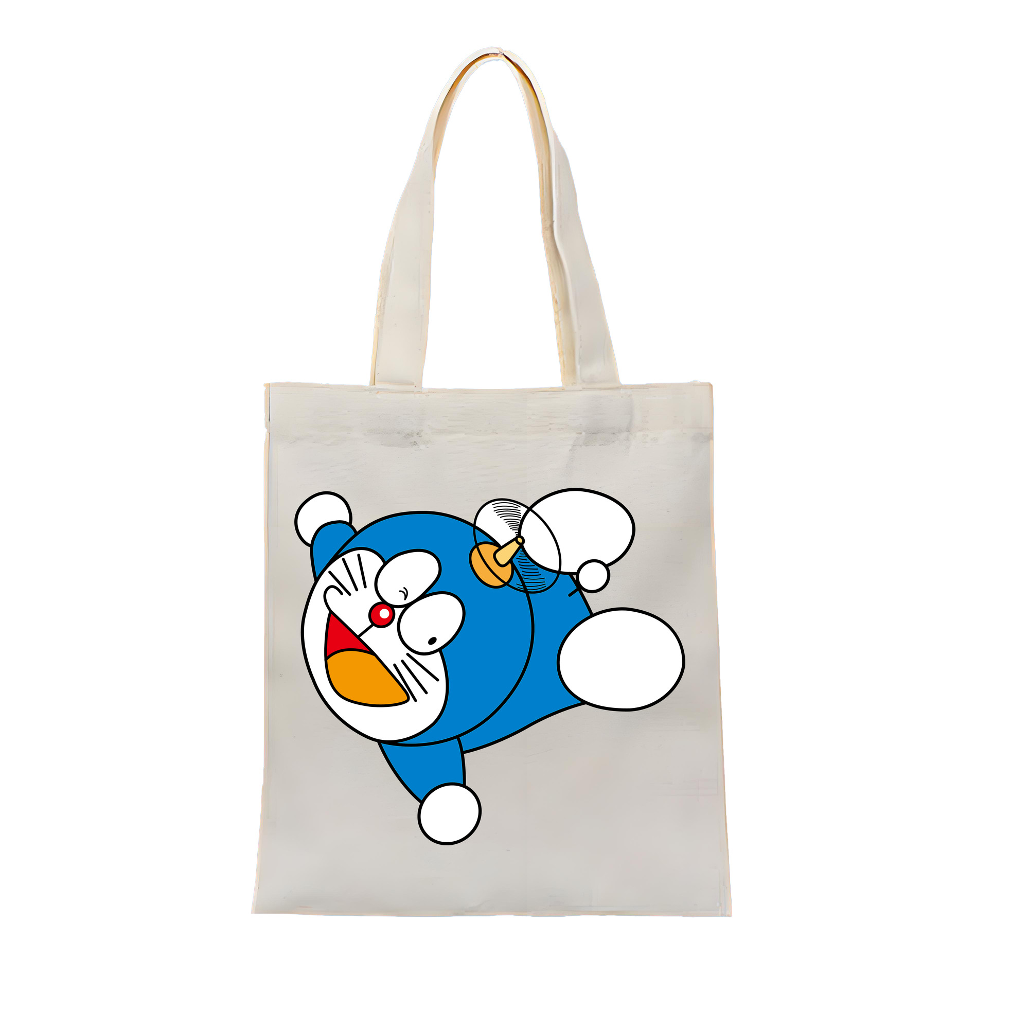 （画像用） ドラえもん Doraemon 縦型キャンバス生地手提げバッグ　トートバッグ
