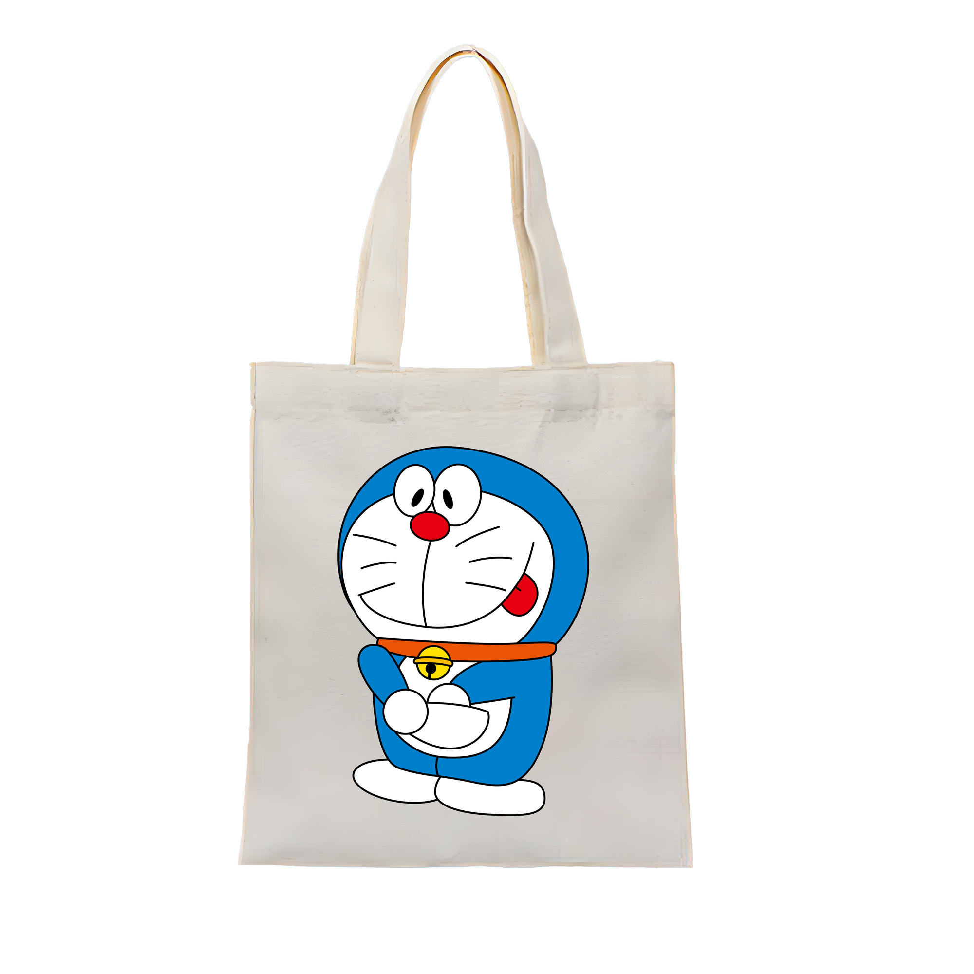 （画像用） ドラえもん Doraemon 縦型キャンバス生地手提げバッグ　トートバッグ