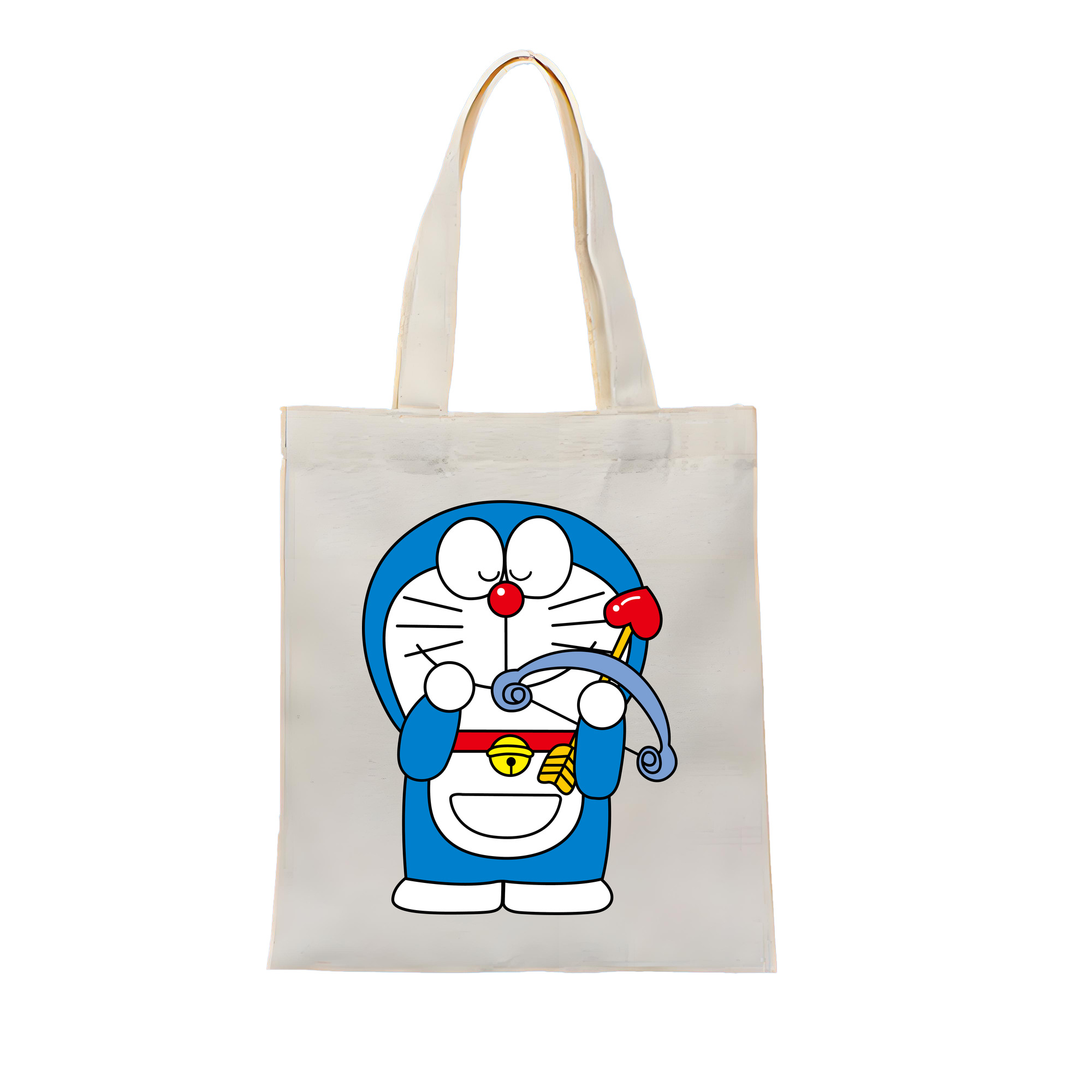 （画像用） ドラえもん Doraemon 縦型キャンバス生地手提げバッグ　トートバッグ