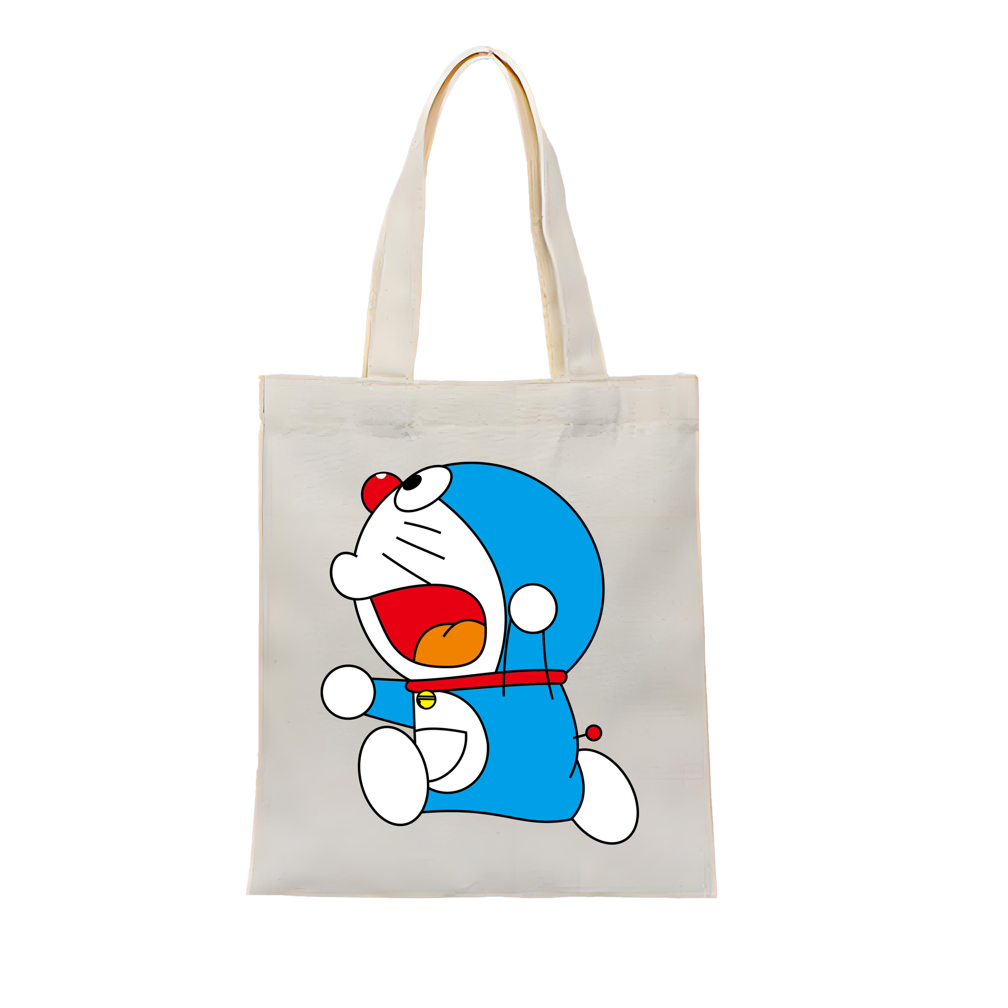 （画像用） ドラえもん Doraemon 縦型キャンバス生地手提げバッグ　トートバッグ