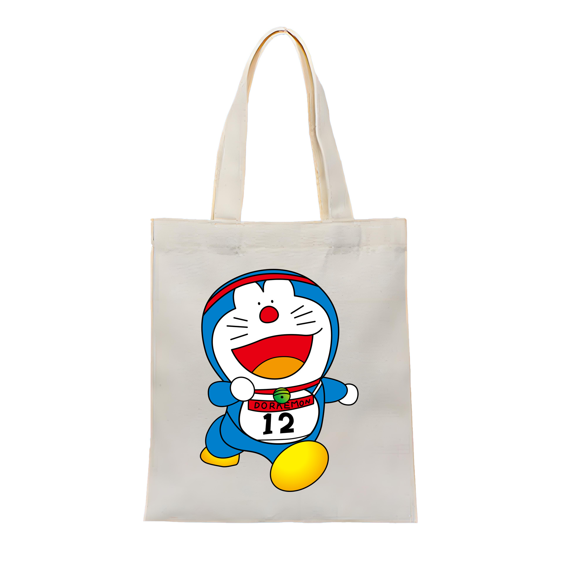 （画像用） ドラえもん Doraemon 縦型キャンバス生地手提げバッグ　トートバッグ