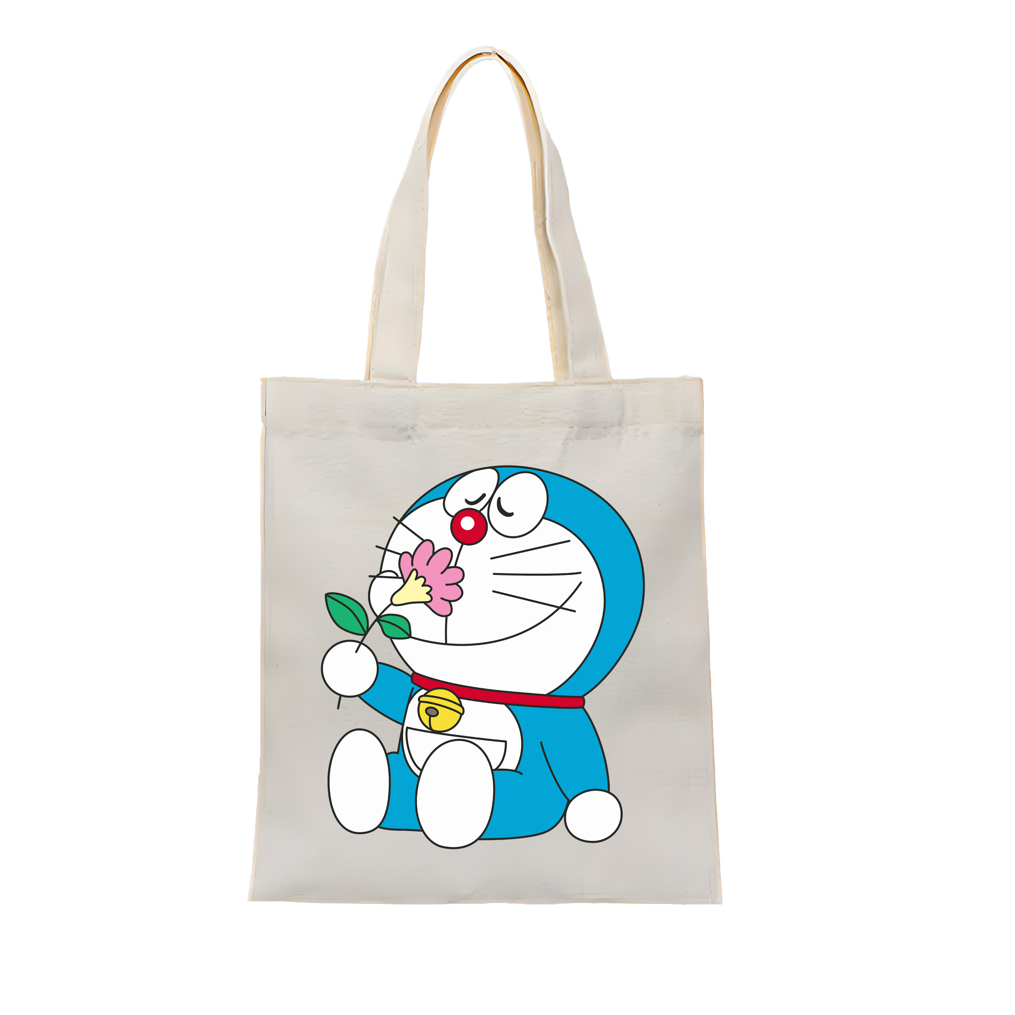 （画像用） ドラえもん Doraemon 縦型キャンバス生地手提げバッグ　トートバッグ