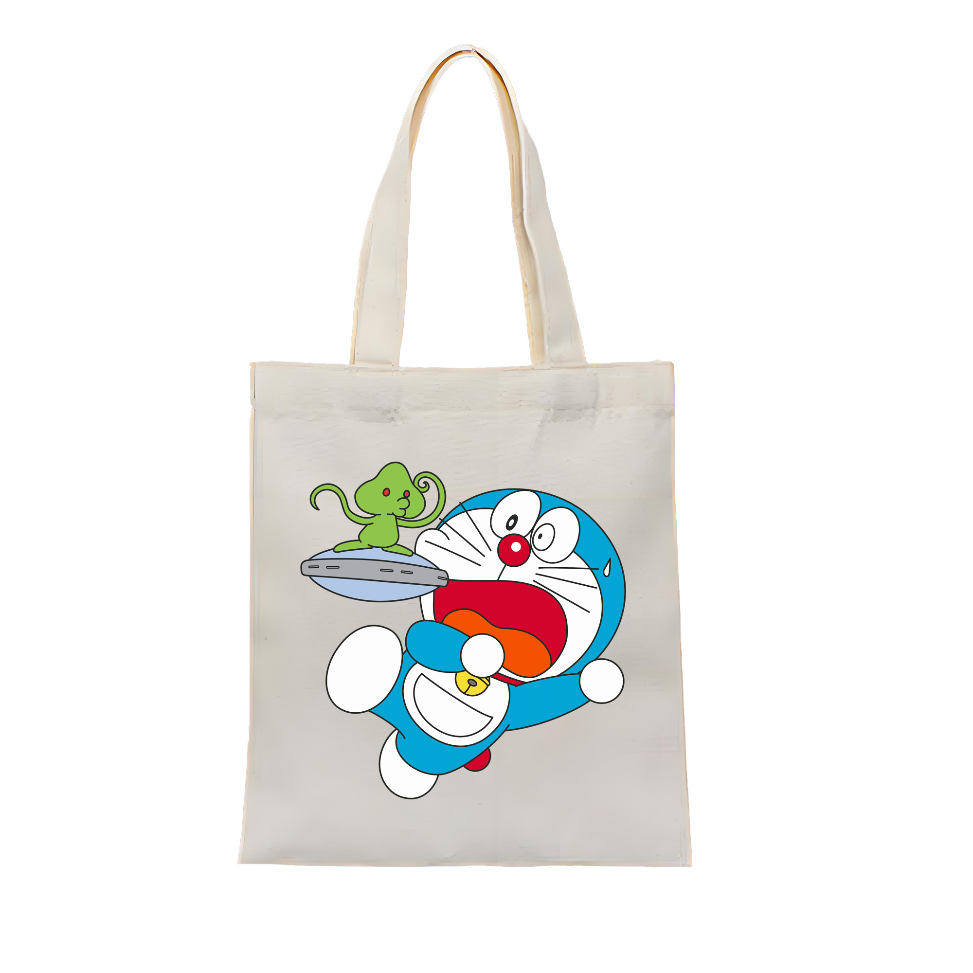 （画像用） ドラえもん Doraemon 縦型キャンバス生地手提げバッグ　トートバッグ