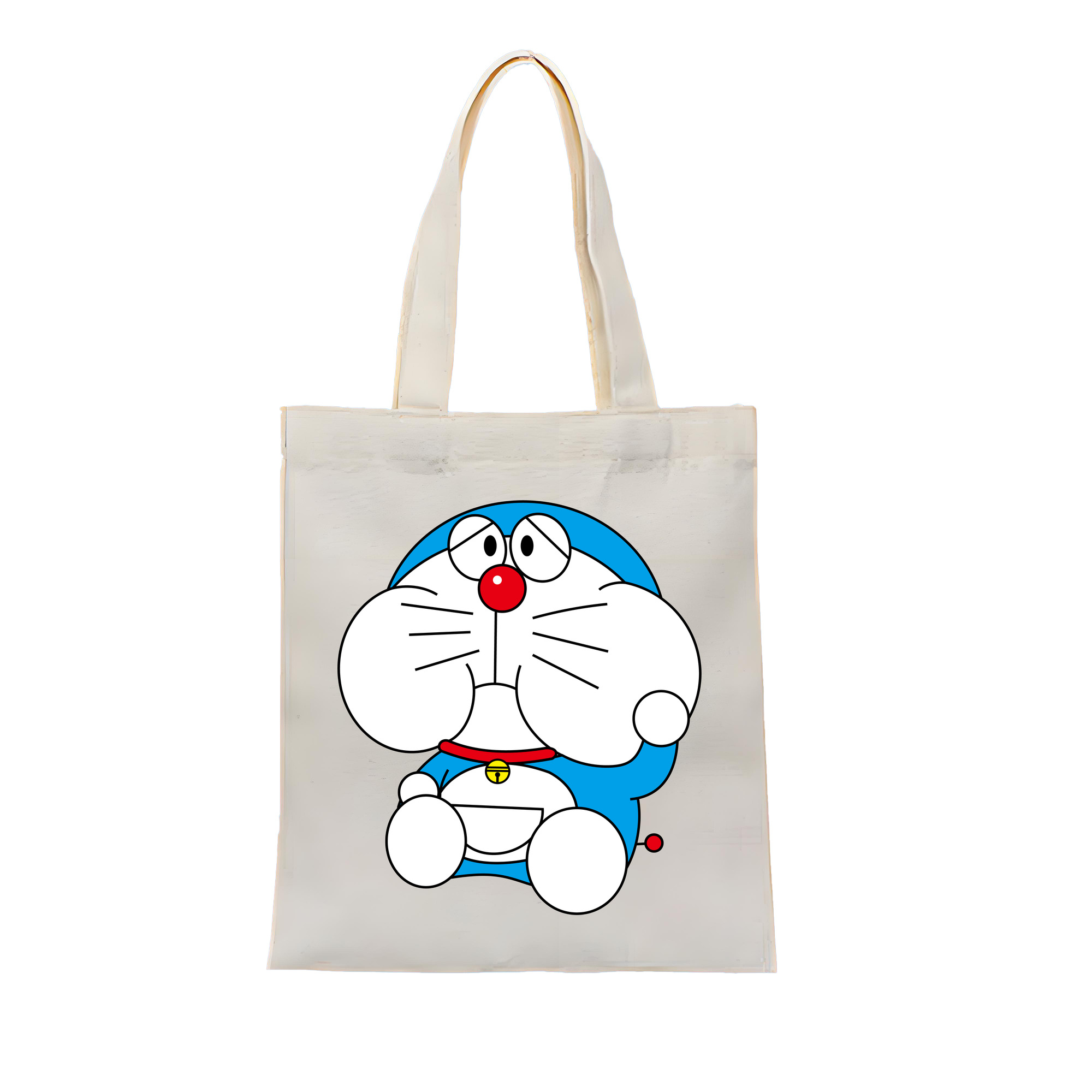 （画像用） ドラえもん Doraemon 縦型キャンバス生地手提げバッグ　トートバッグ