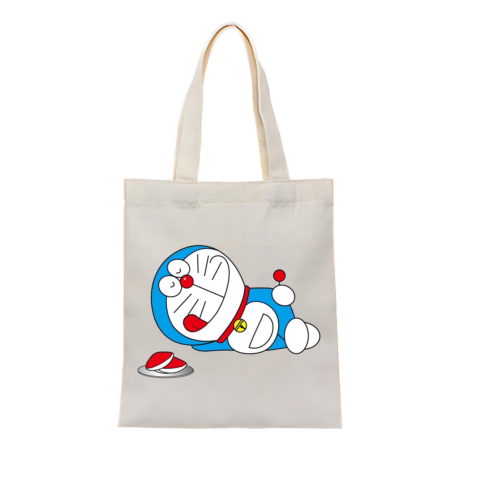 （画像用） ドラえもん Doraemon 縦型キャンバス生地手提げバッグ　トートバッグ