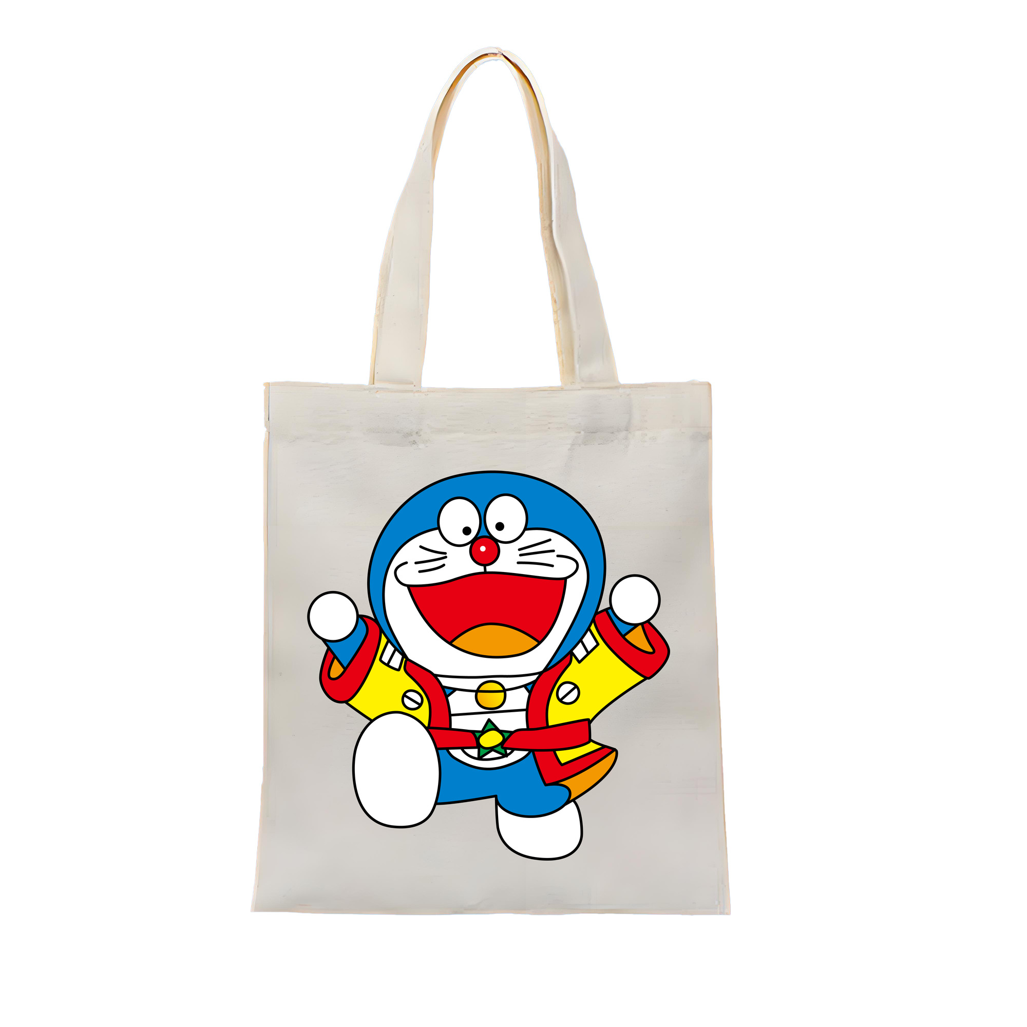 （画像用） ドラえもん Doraemon 縦型キャンバス生地手提げバッグ　トートバッグ