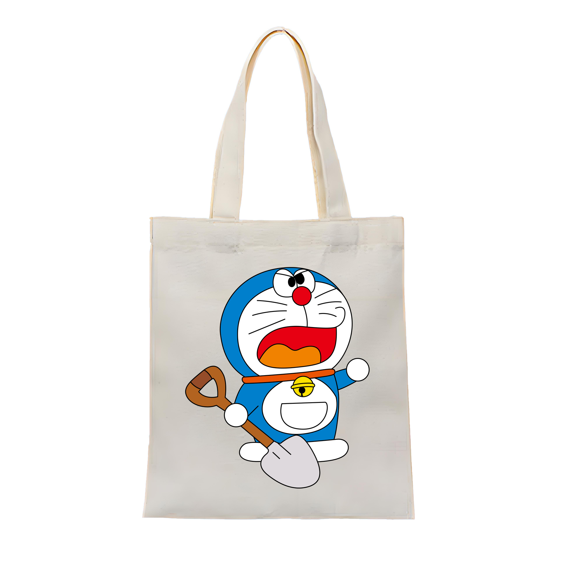 （画像用） ドラえもん Doraemon 縦型キャンバス生地手提げバッグ　トートバッグ
