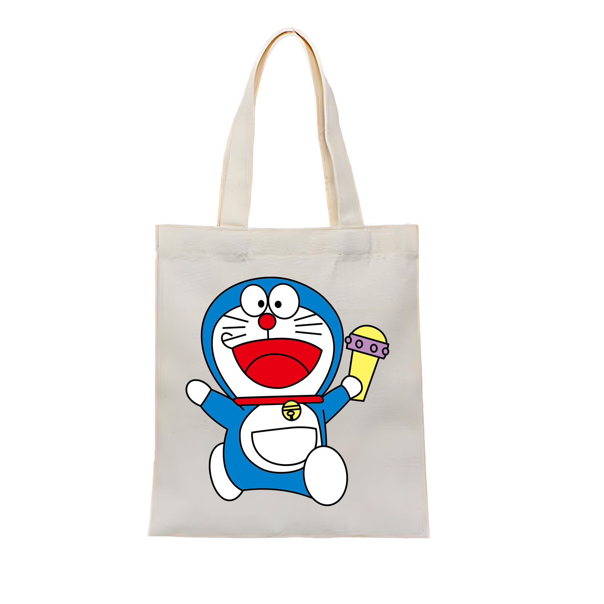 （画像用） ドラえもん Doraemon 縦型キャンバス生地手提げバッグ　トートバッグ