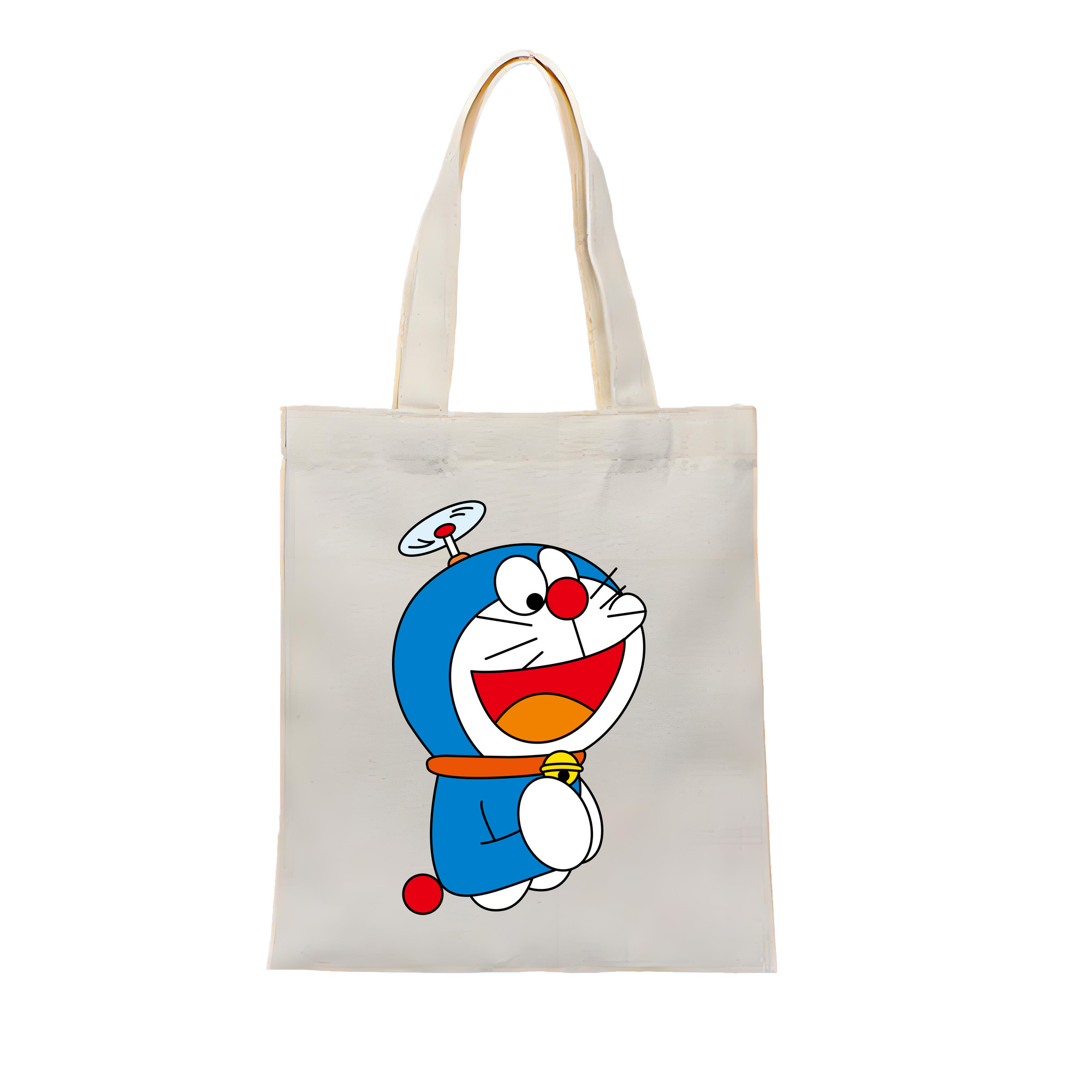 （画像用） ドラえもん Doraemon 縦型キャンバス生地手提げバッグ　トートバッグ