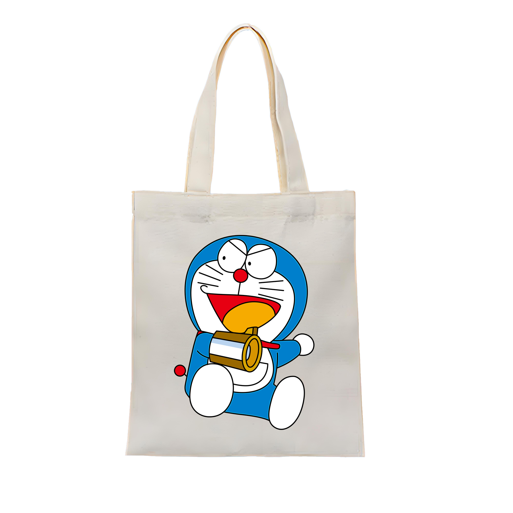 （画像用） ドラえもん Doraemon 縦型キャンバス生地手提げバッグ　トートバッグ