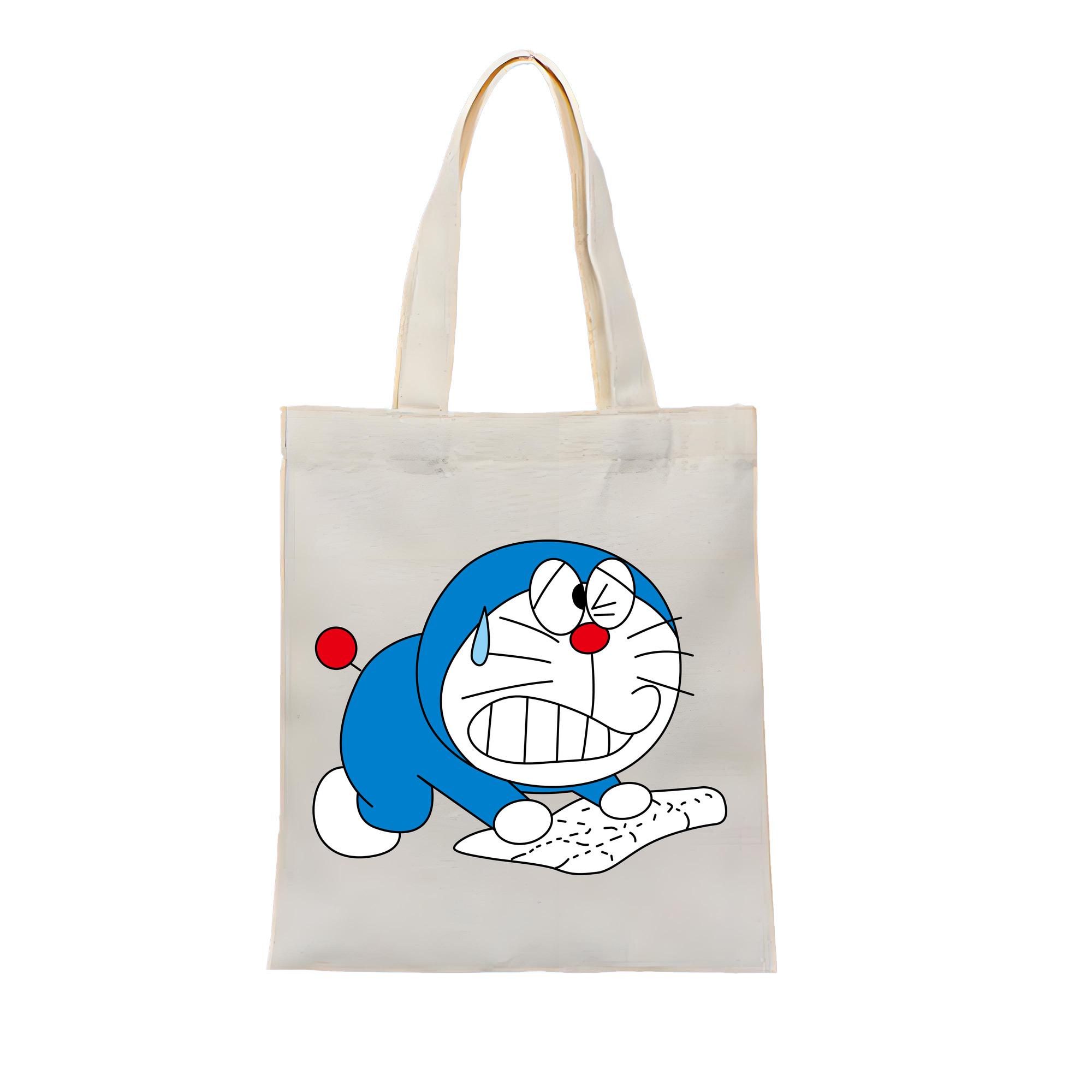（画像用） ドラえもん Doraemon 縦型キャンバス生地手提げバッグ　トートバッグ