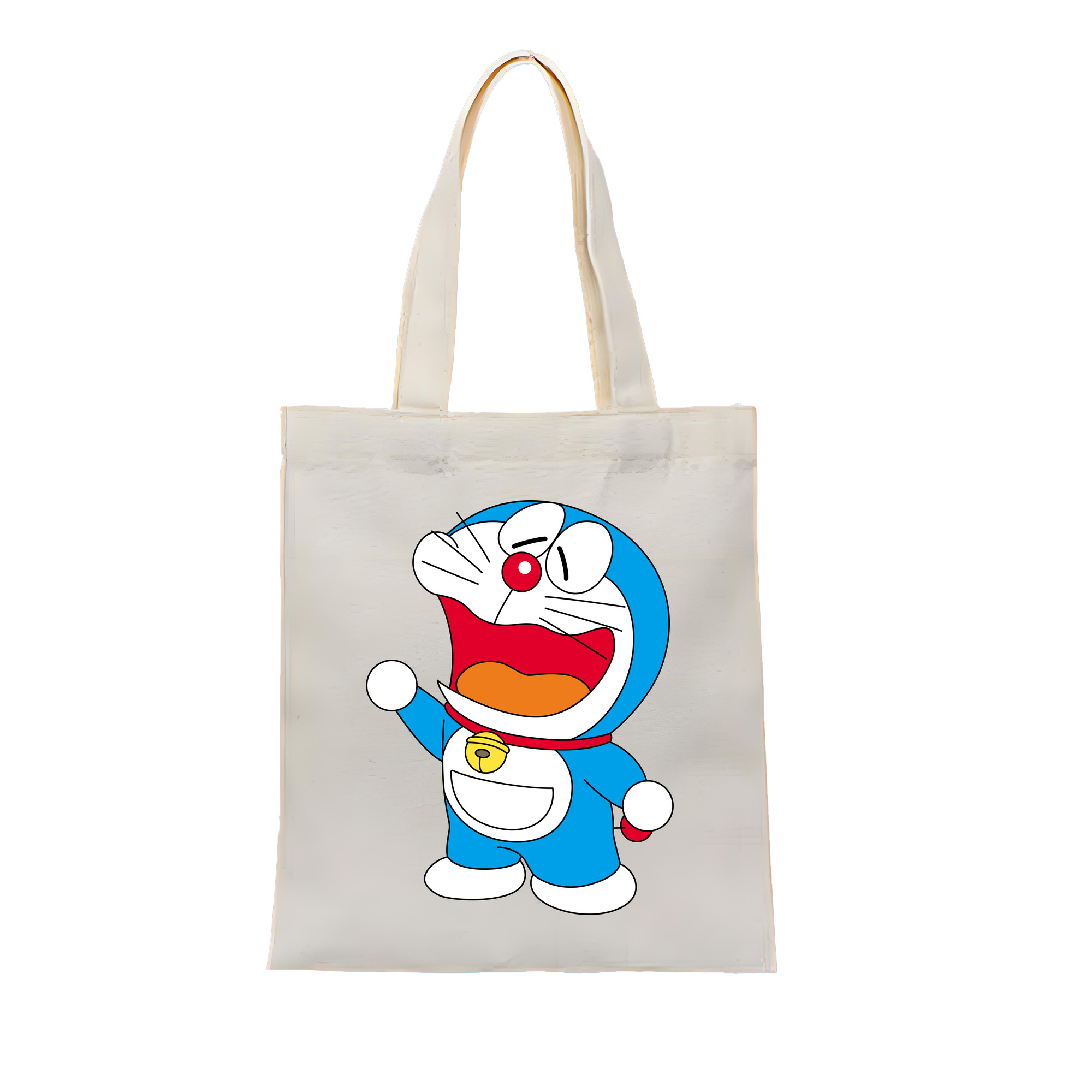 （画像用） ドラえもん Doraemon 縦型キャンバス生地手提げバッグ　トートバッグ