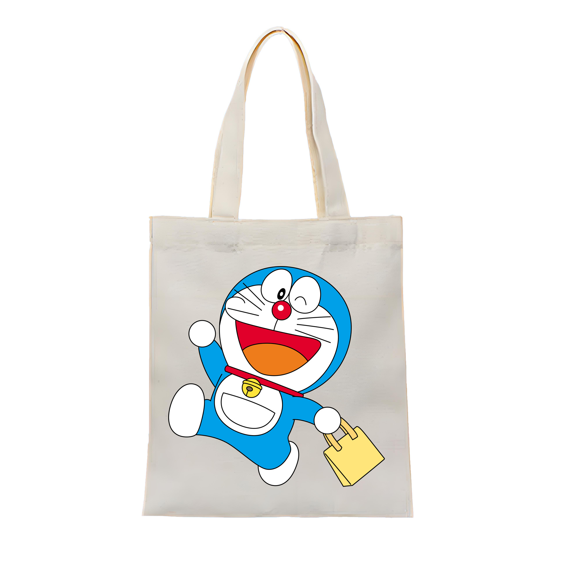 （画像用） ドラえもん Doraemon 縦型キャンバス生地手提げバッグ　トートバッグ