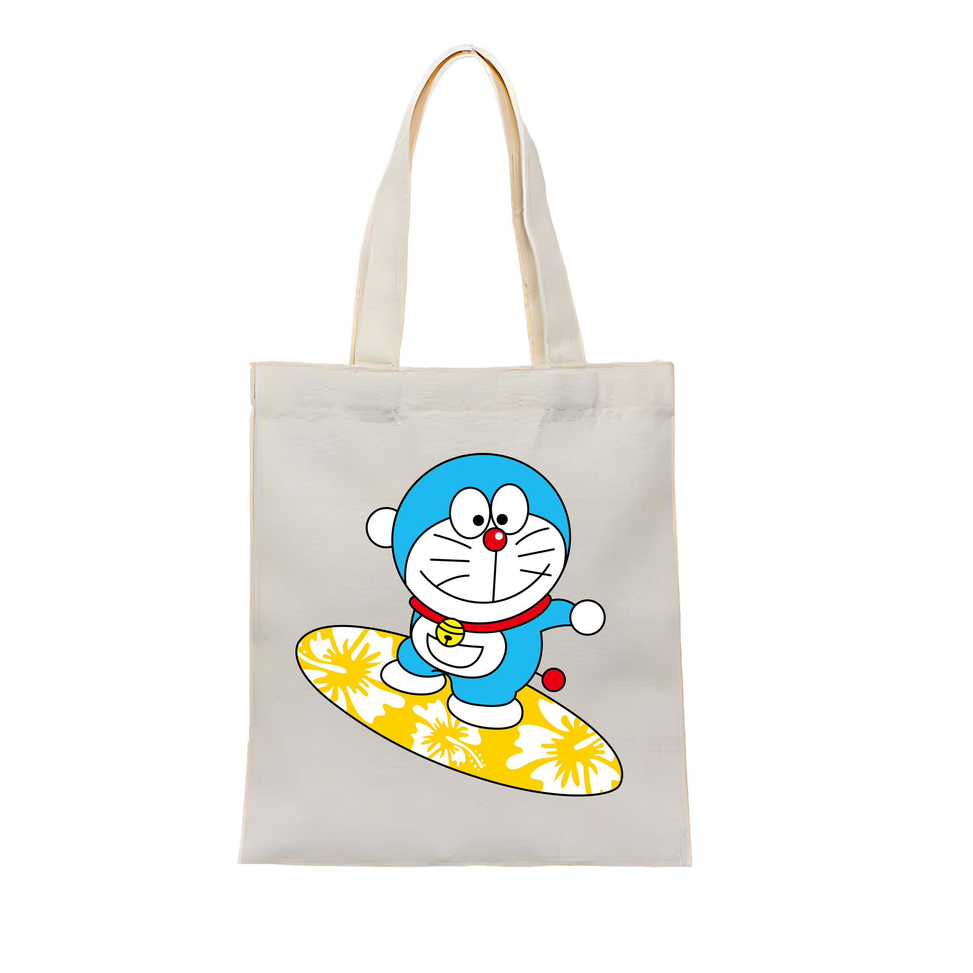（画像用） ドラえもん Doraemon 縦型キャンバス生地手提げバッグ　トートバッグ