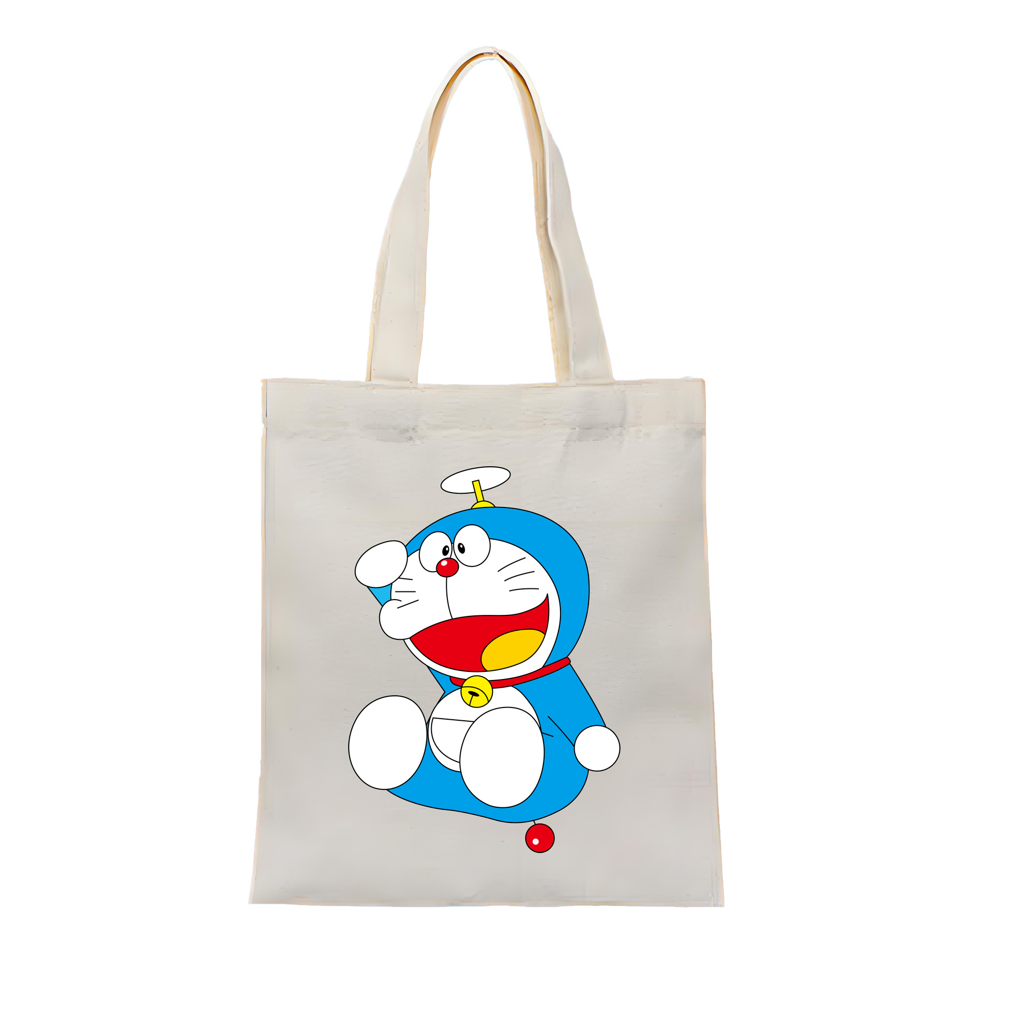 （画像用） ドラえもん Doraemon 縦型キャンバス生地手提げバッグ　トートバッグ