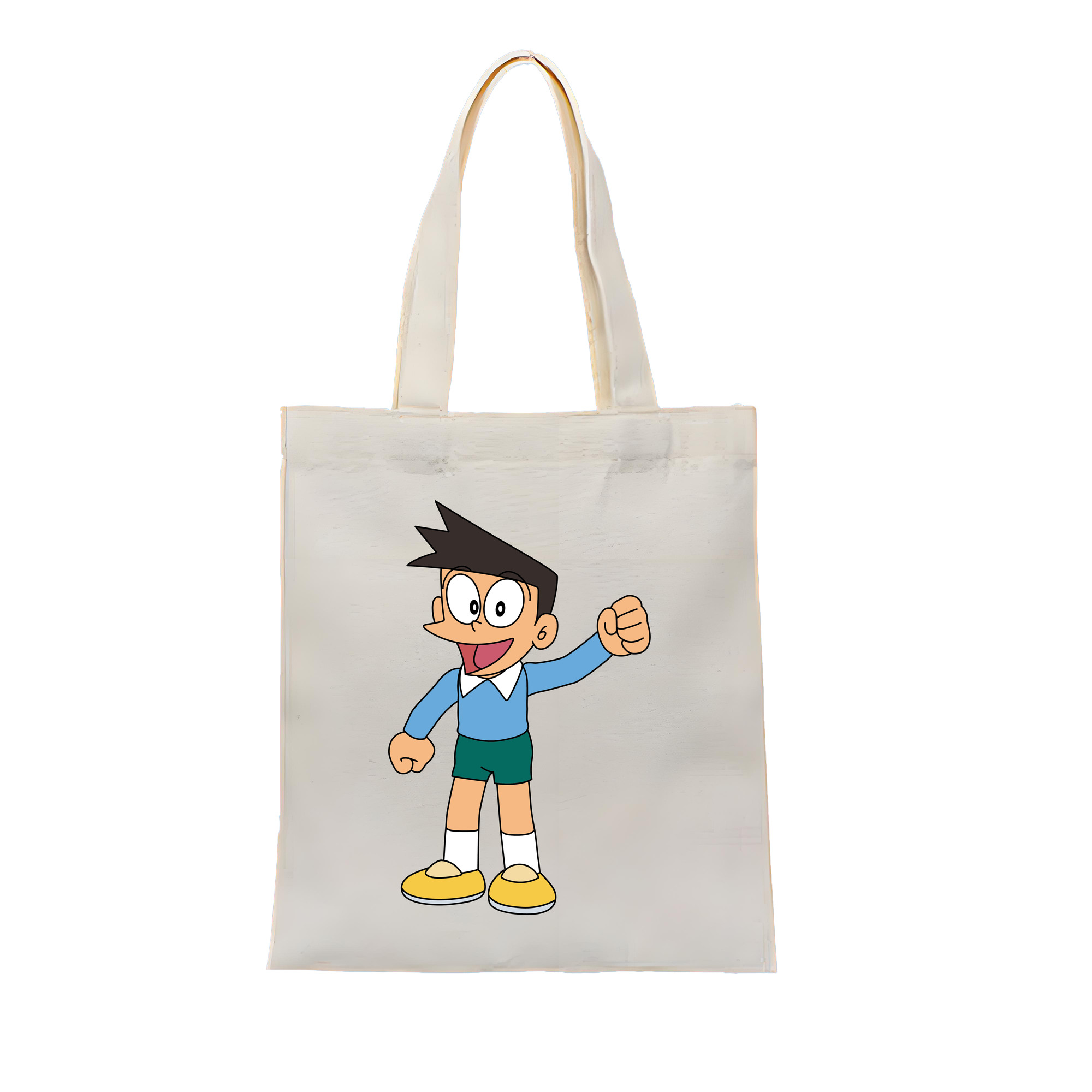（画像用） ドラえもん 骨川 スネ夫 Doraemon Honekawa Suneo 縦型キャンバス生地手提げバッグ　トートバッグ