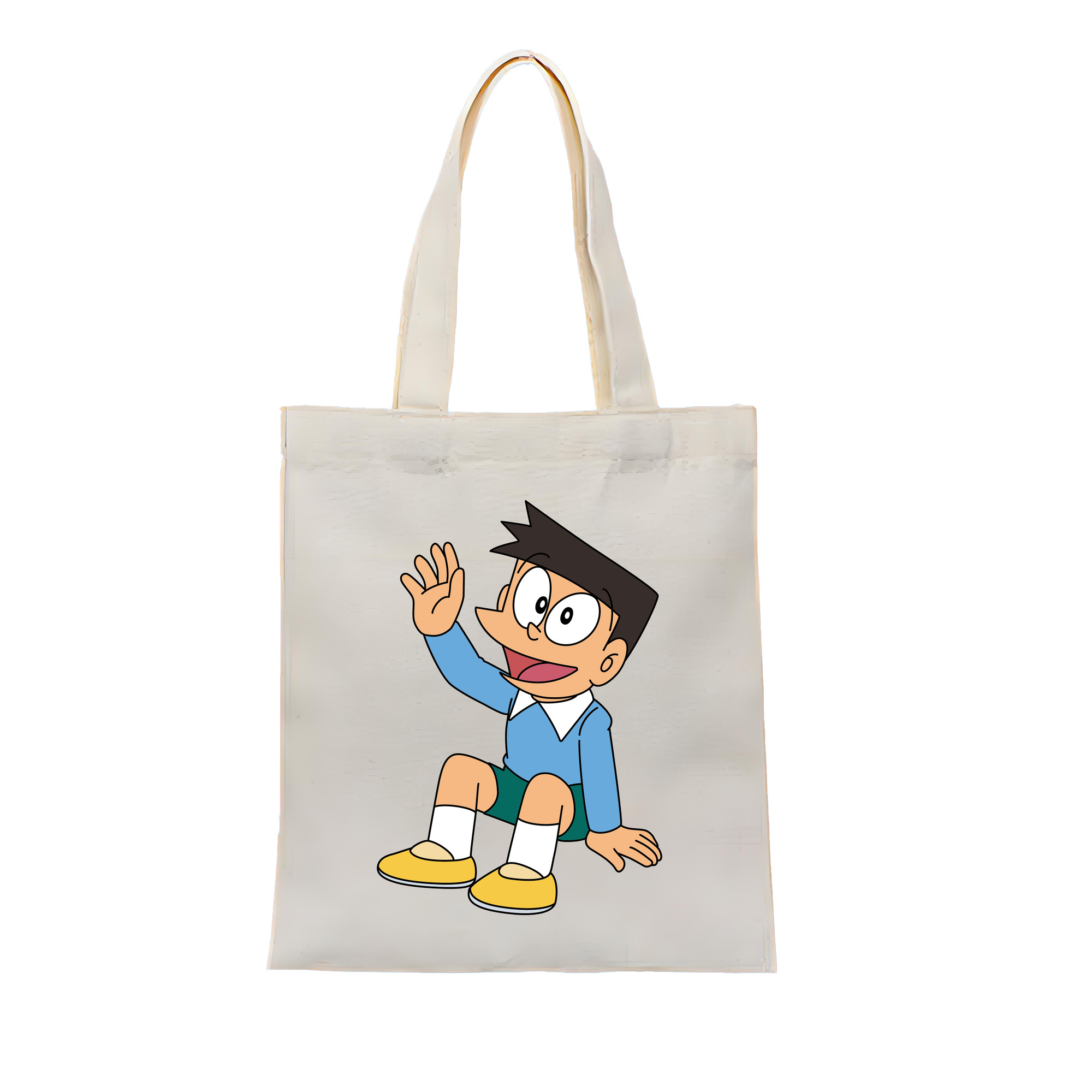 （画像用） ドラえもん 骨川 スネ夫 Doraemon Honekawa Suneo 縦型キャンバス生地手提げバッグ　トートバッグ