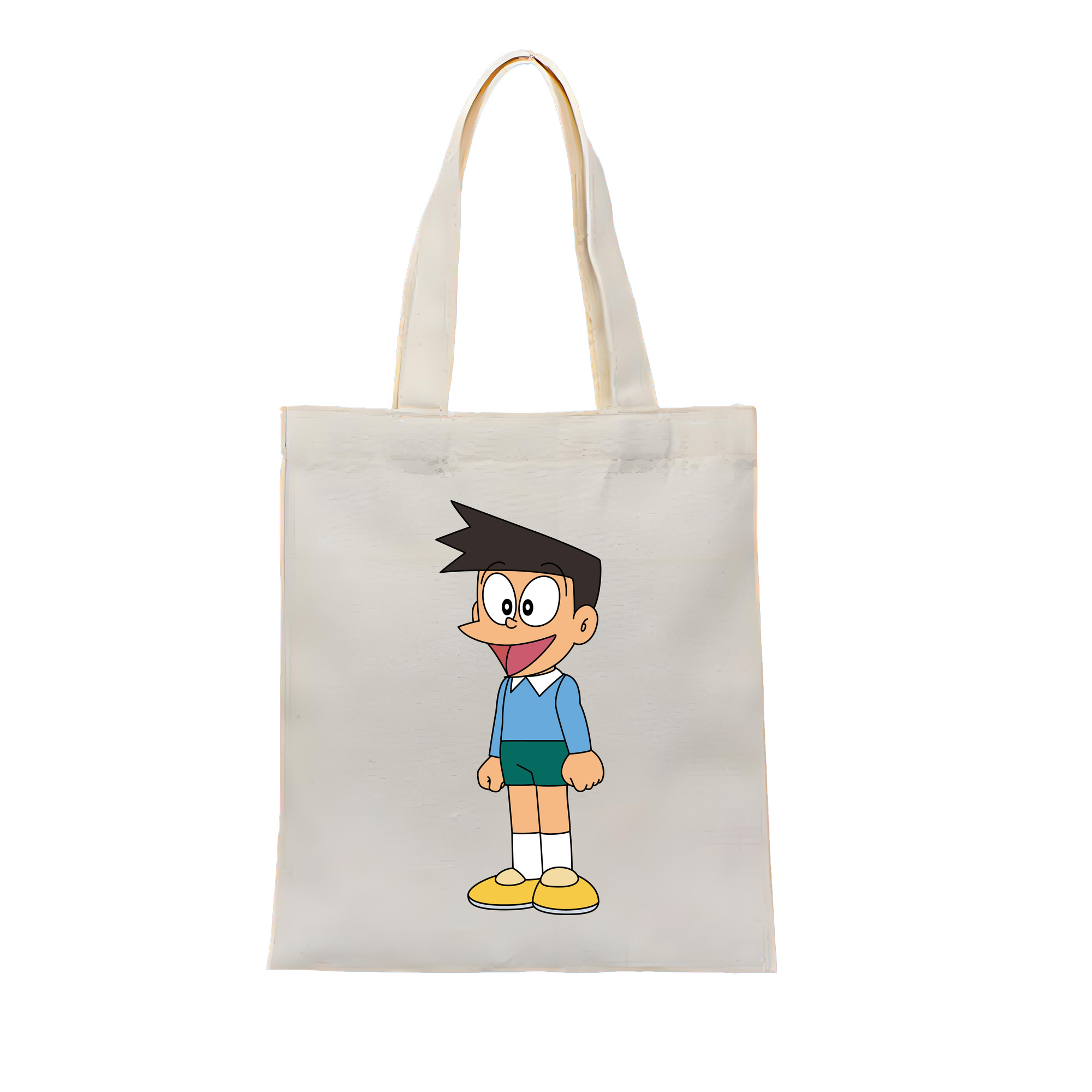 （画像用） ドラえもん 骨川 スネ夫 Doraemon Honekawa Suneo 縦型キャンバス生地手提げバッグ　トートバッグ