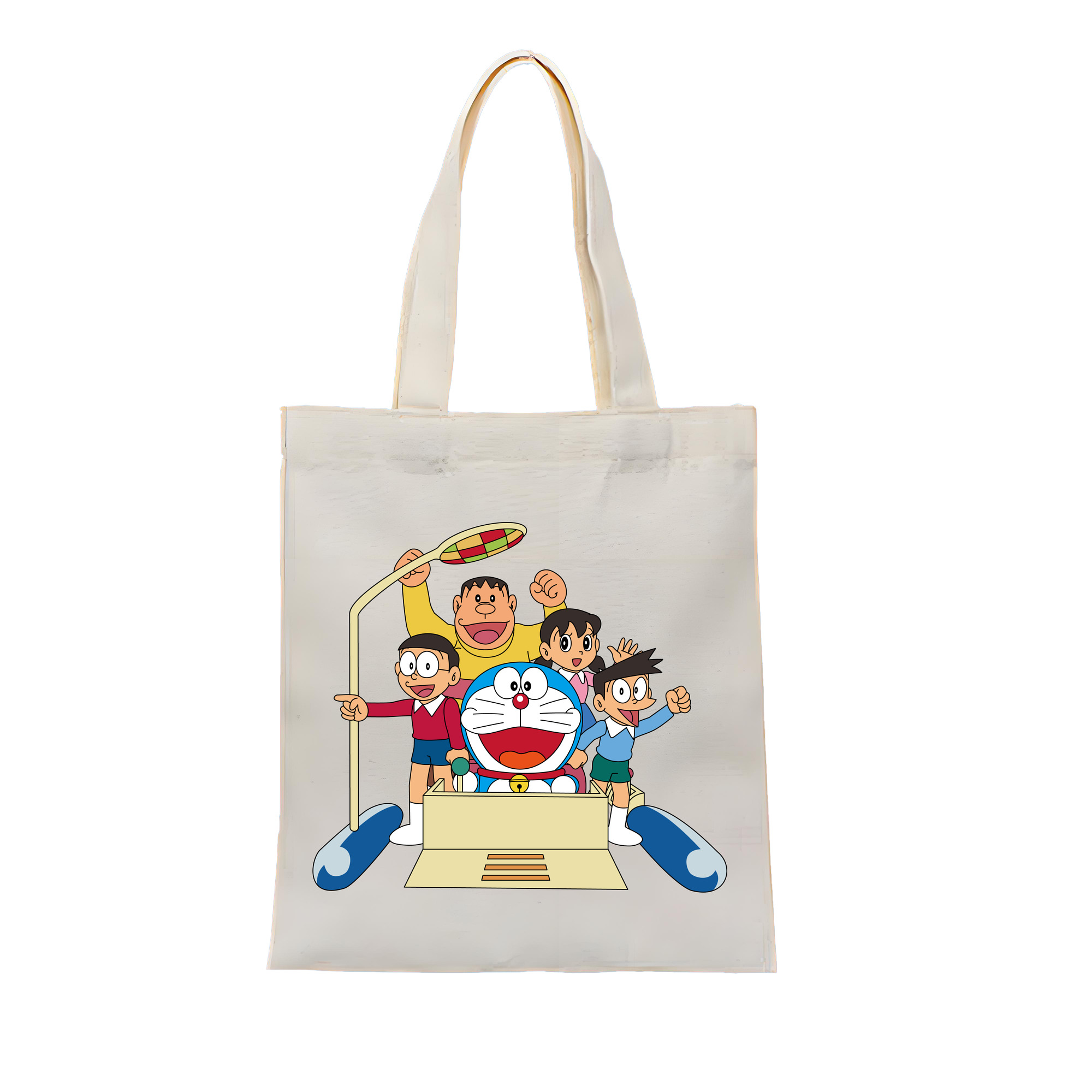 （画像用） ドラえもん 骨川 スネ夫 Doraemon Honekawa Suneo 縦型キャンバス生地手提げバッグ　トートバッグ