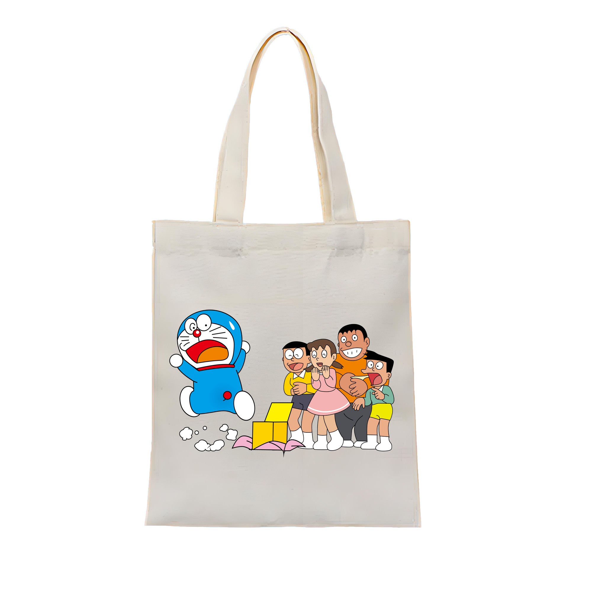 （画像用） ドラえもん 骨川 スネ夫 Doraemon Honekawa Suneo 縦型キャンバス生地手提げバッグ　トートバッグ