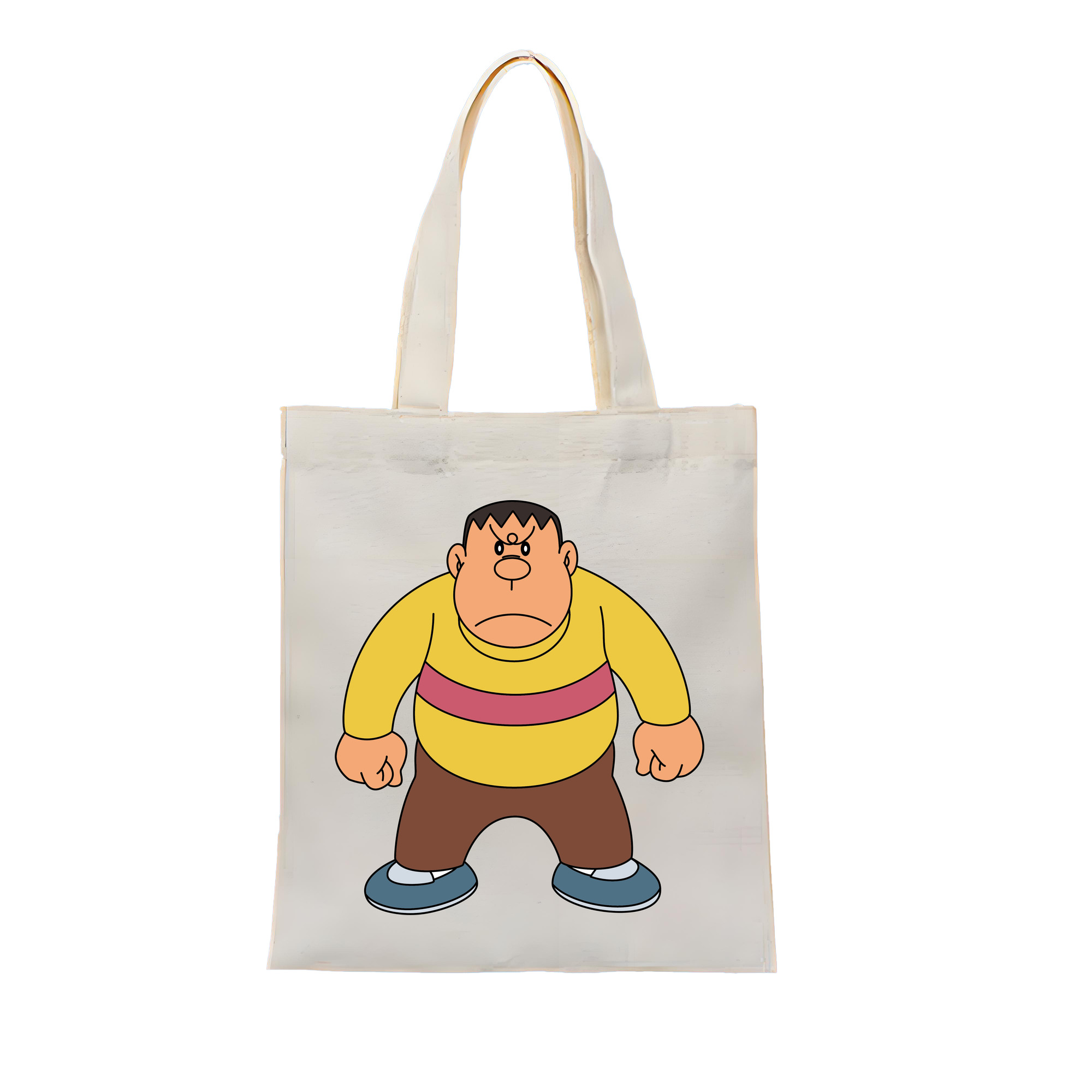 （画像用） ドラえもん 剛田武 Doraemon Gouta Takeshi 縦型キャンバス生地手提げバッグ　トートバッグ