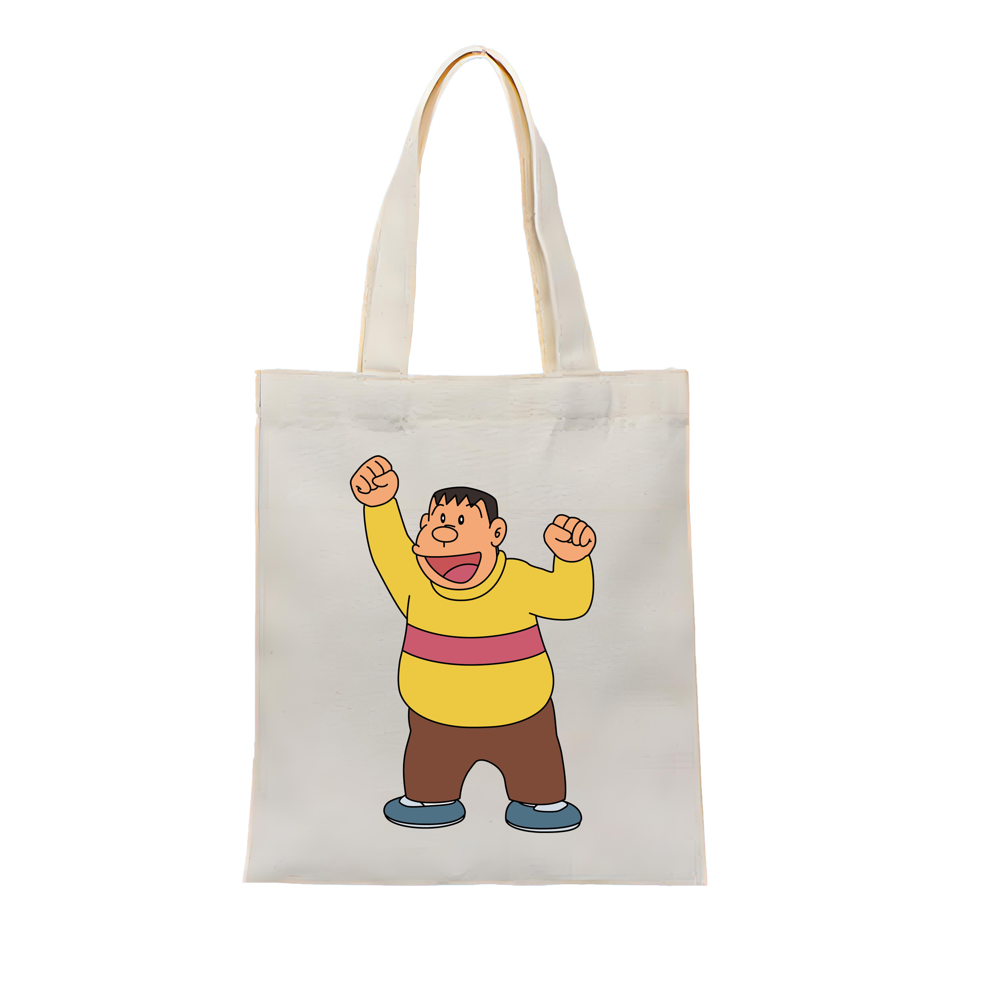 （画像用） ドラえもん 剛田武 Doraemon Gouta Takeshi 縦型キャンバス生地手提げバッグ　トートバッグ