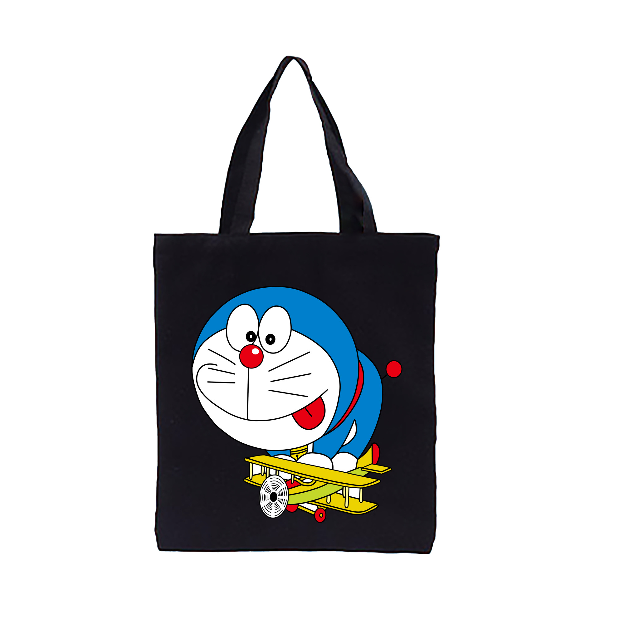 （画像用） ドラえもん Doraemon 縦型キャンバス生地手提げバッグ　トートバッグ