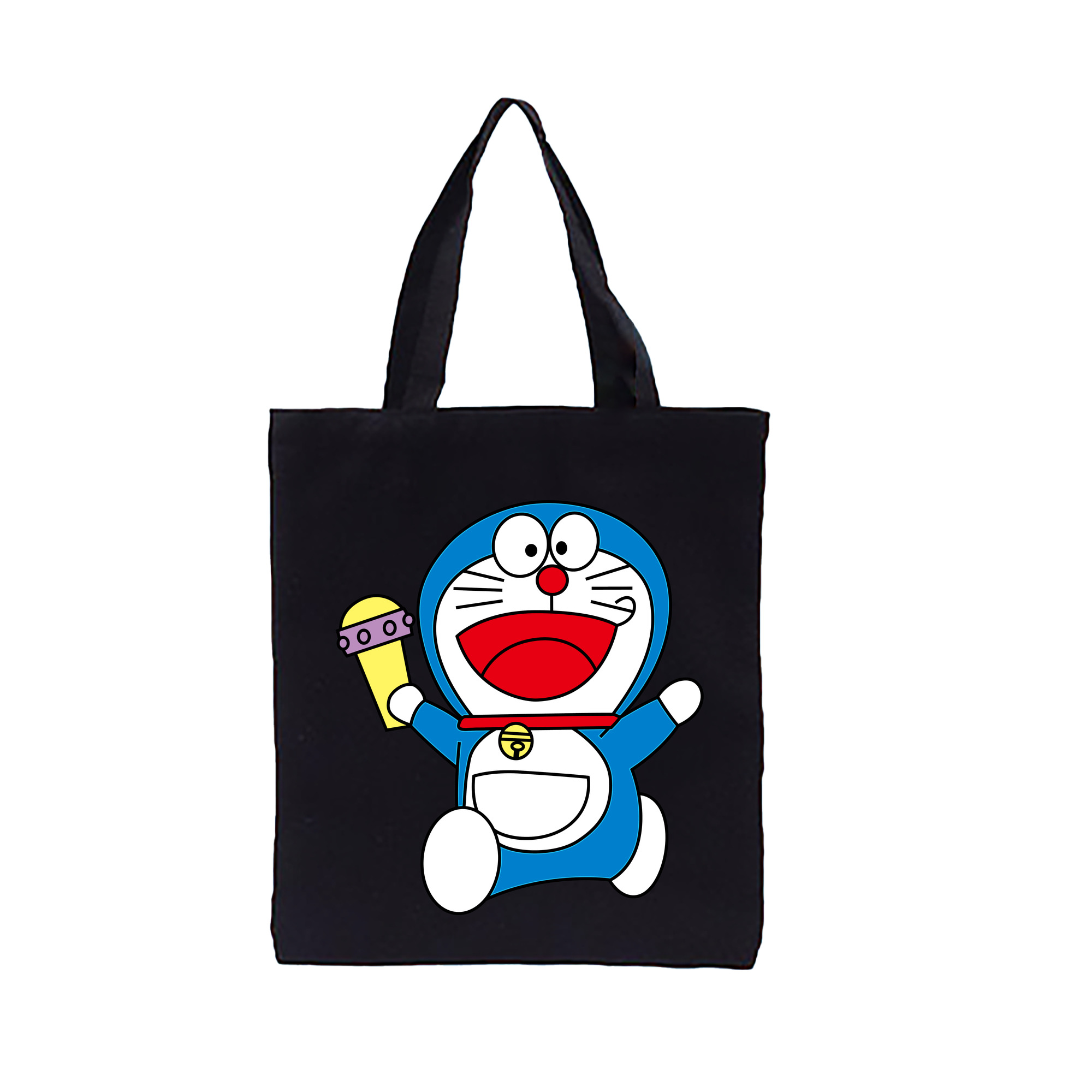 （画像用） ドラえもん Doraemon 縦型キャンバス生地手提げバッグ　トートバッグ