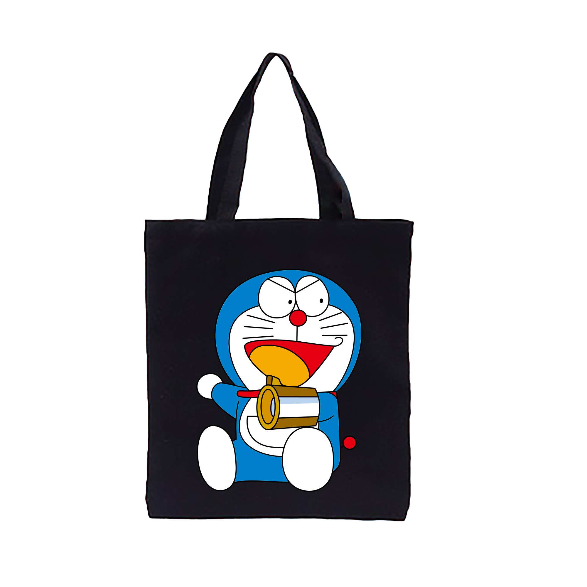 （画像用） ドラえもん Doraemon 縦型キャンバス生地手提げバッグ　トートバッグ