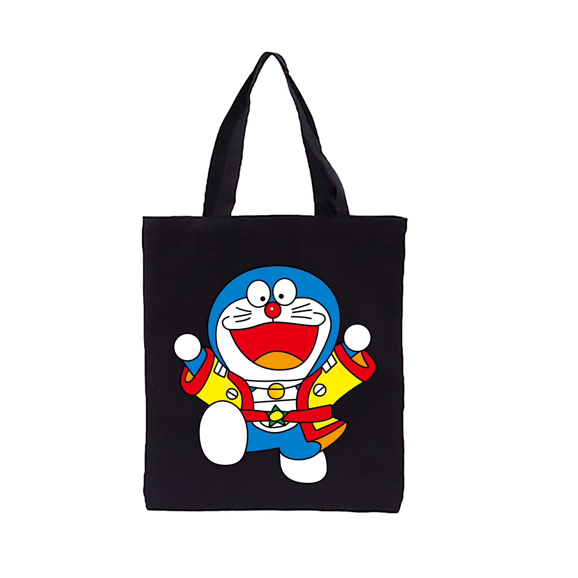 （画像用） ドラえもん Doraemon 縦型キャンバス生地手提げバッグ　トートバッグ