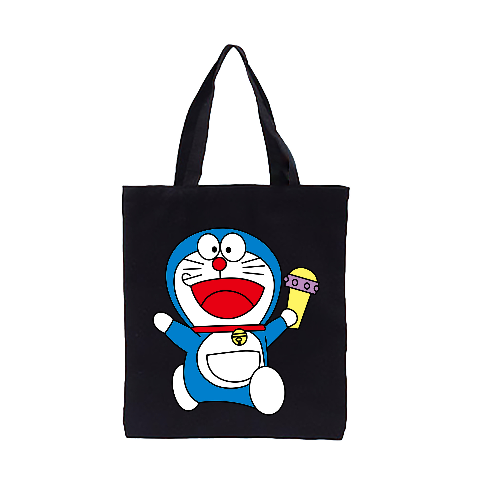 （画像用） ドラえもん Doraemon 縦型キャンバス生地手提げバッグ　トートバッグ