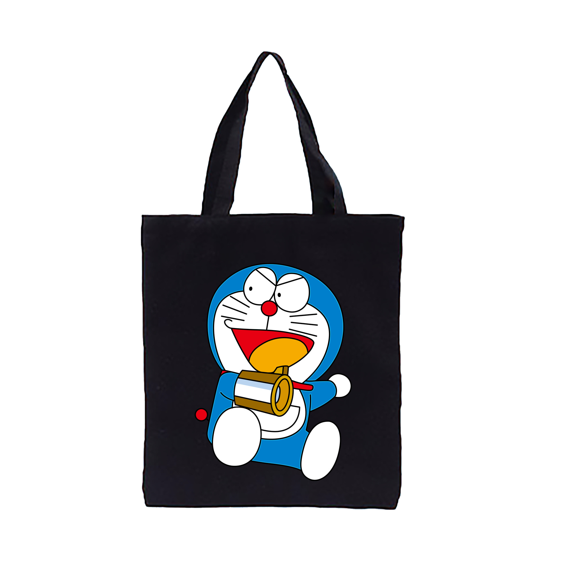 （画像用） ドラえもん Doraemon 縦型キャンバス生地手提げバッグ　トートバッグ