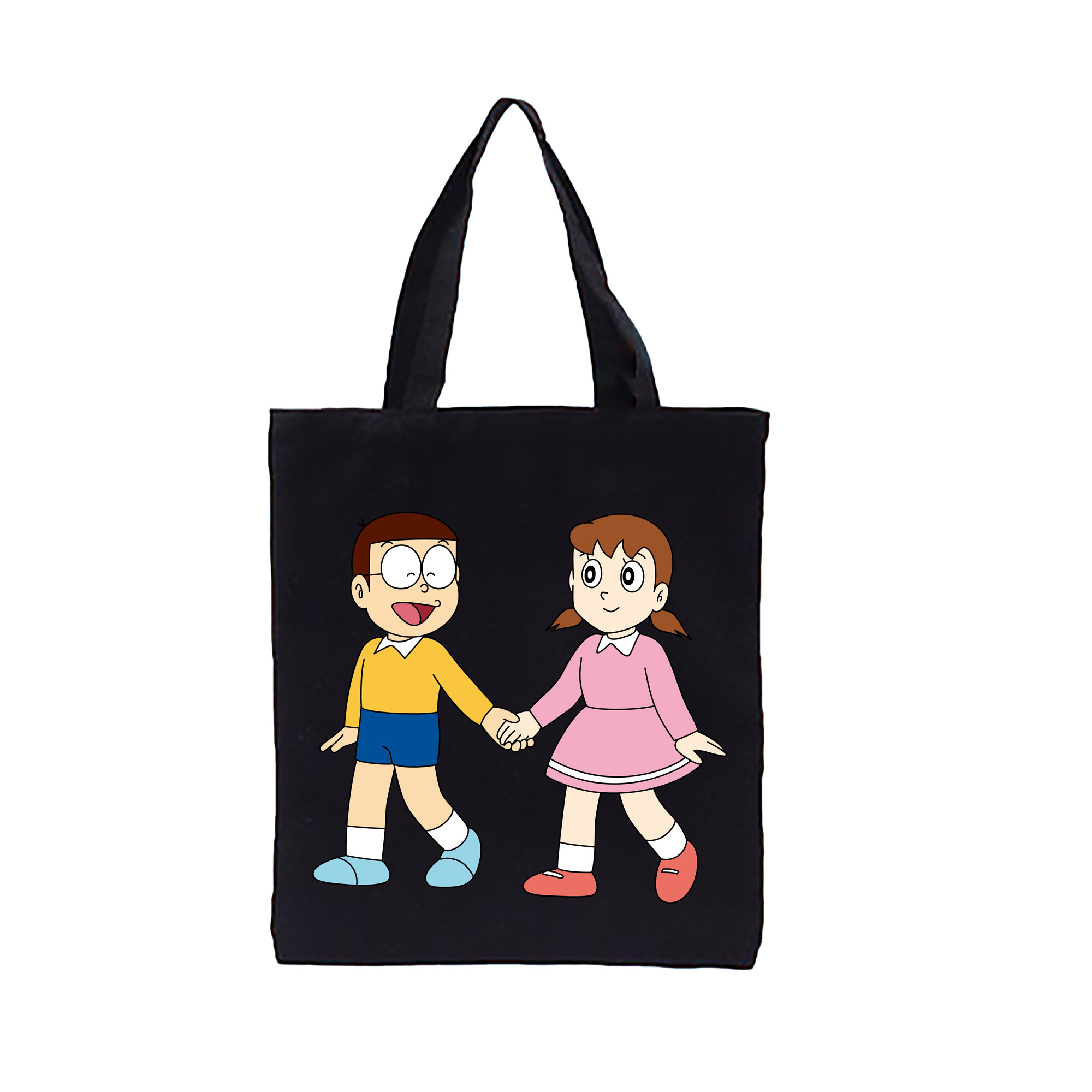 （画像用） ドラえもん 野比 のび太 Doraemon Nobita Nobi 縦型キャンバス生地手提げバッグ　トートバッグ