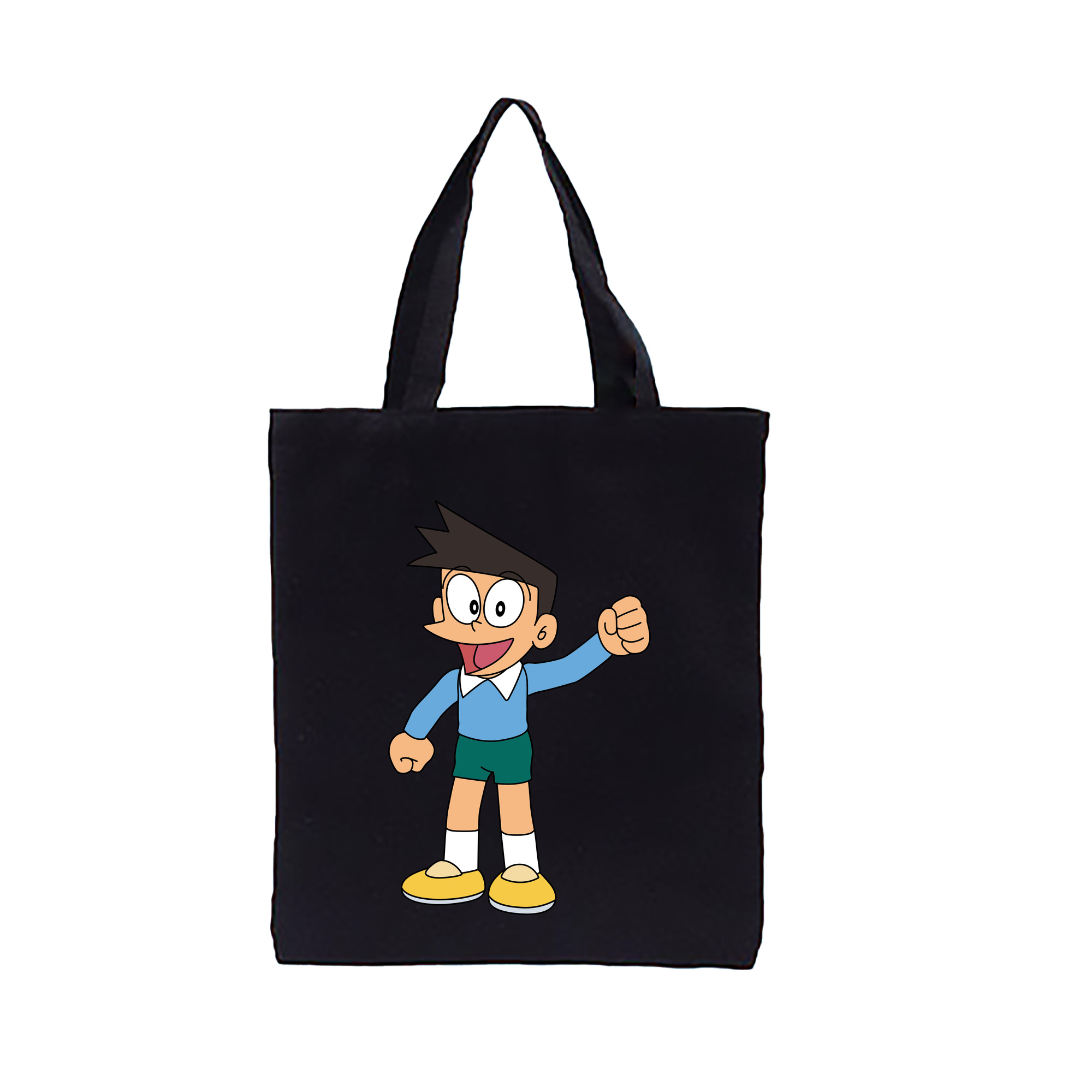 （画像用） ドラえもん 骨川 スネ夫 Doraemon Honekawa Suneo 縦型キャンバス生地手提げバッグ　トートバッグ