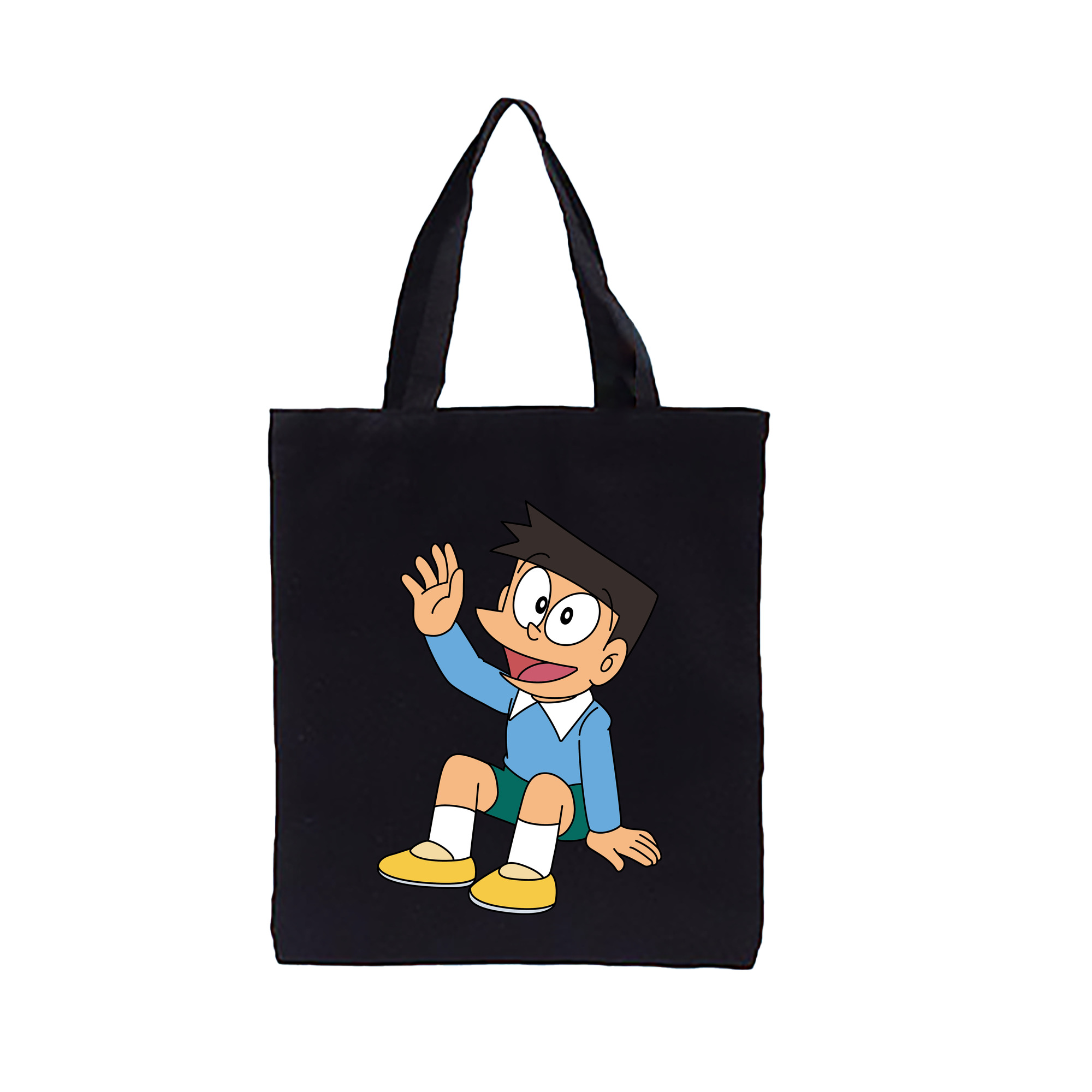 （画像用） ドラえもん 骨川 スネ夫 Doraemon Honekawa Suneo 縦型キャンバス生地手提げバッグ　トートバッグ