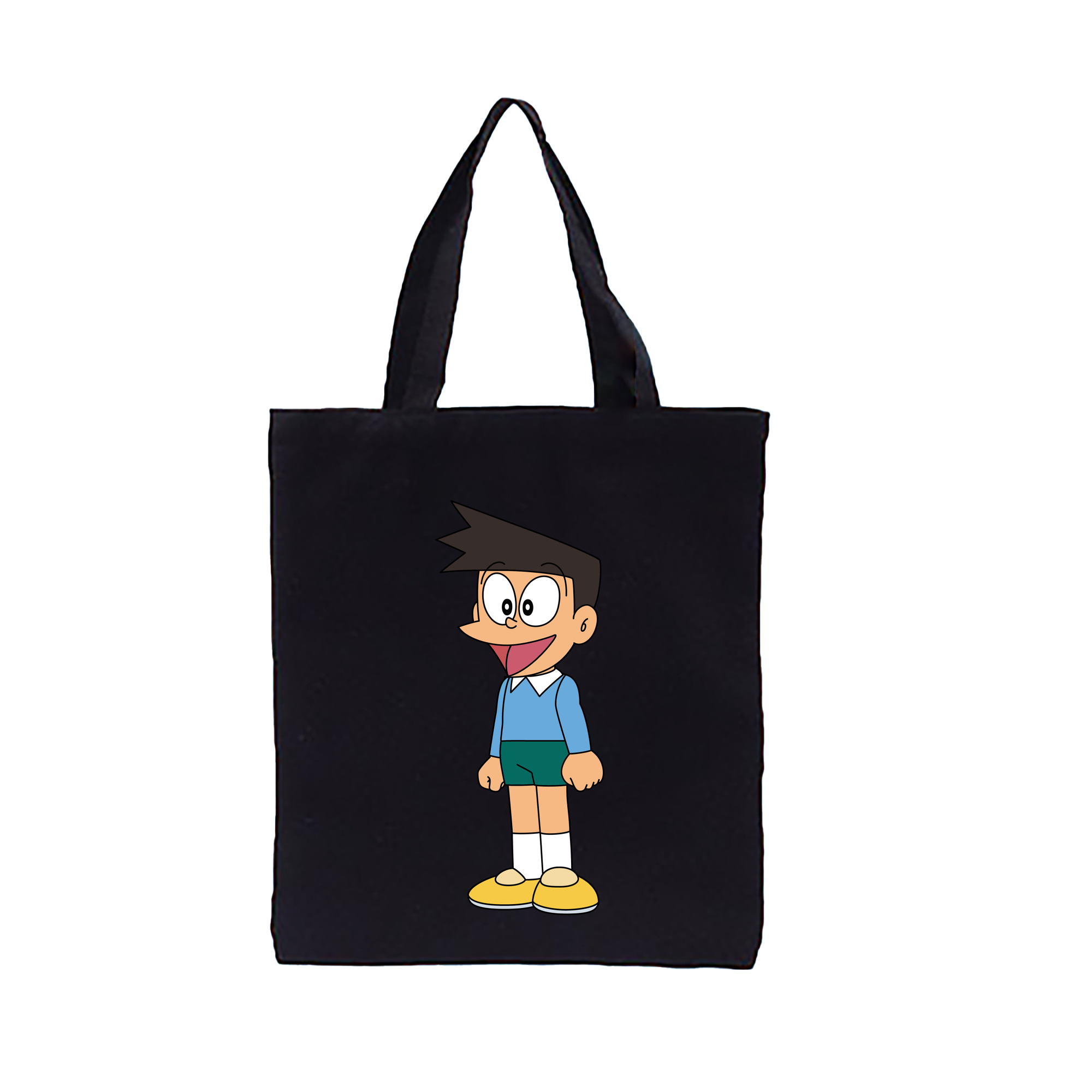 （画像用） ドラえもん 骨川 スネ夫 Doraemon Honekawa Suneo 縦型キャンバス生地手提げバッグ　トートバッグ