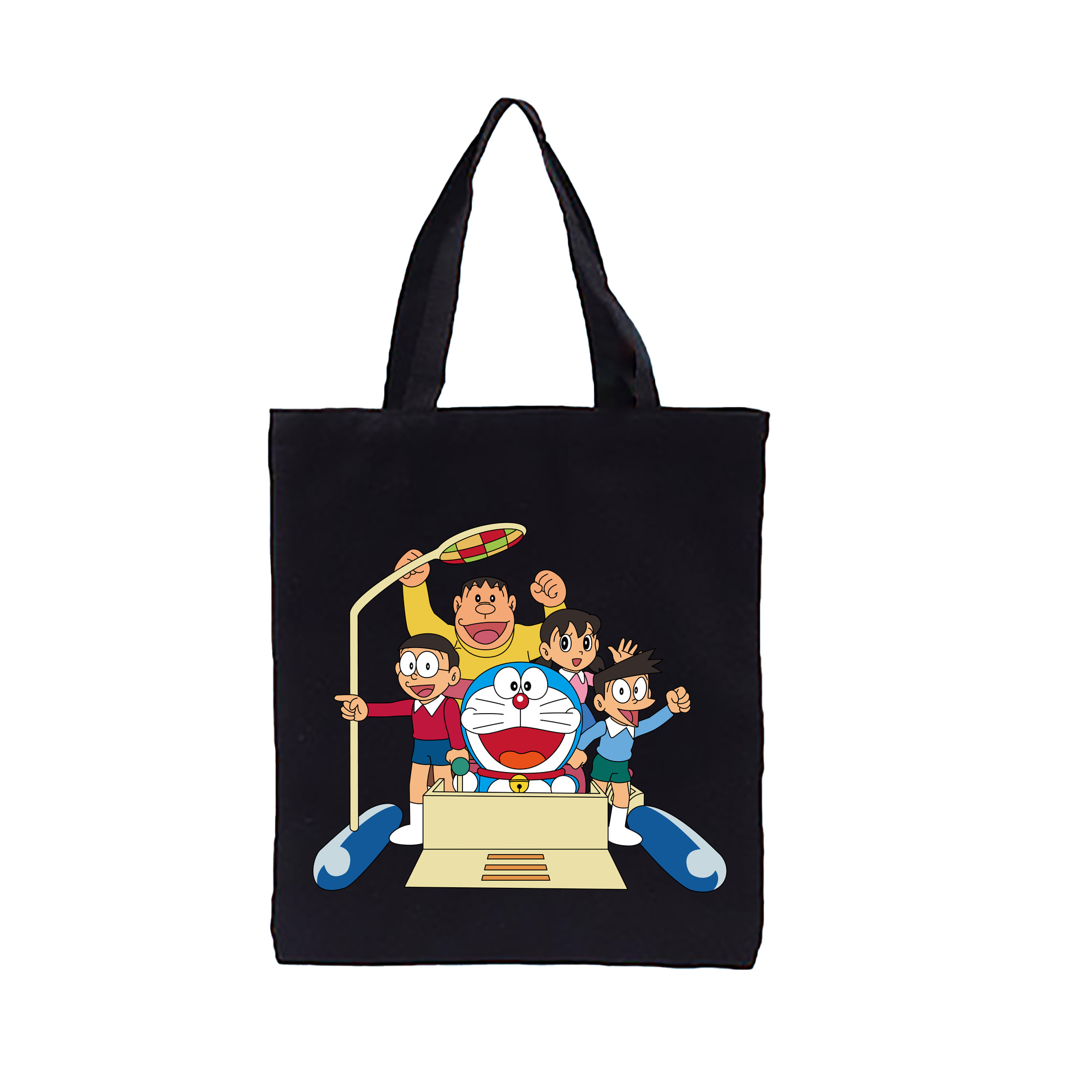 （画像用） ドラえもん 骨川 スネ夫 Doraemon Honekawa Suneo 縦型キャンバス生地手提げバッグ　トートバッグ