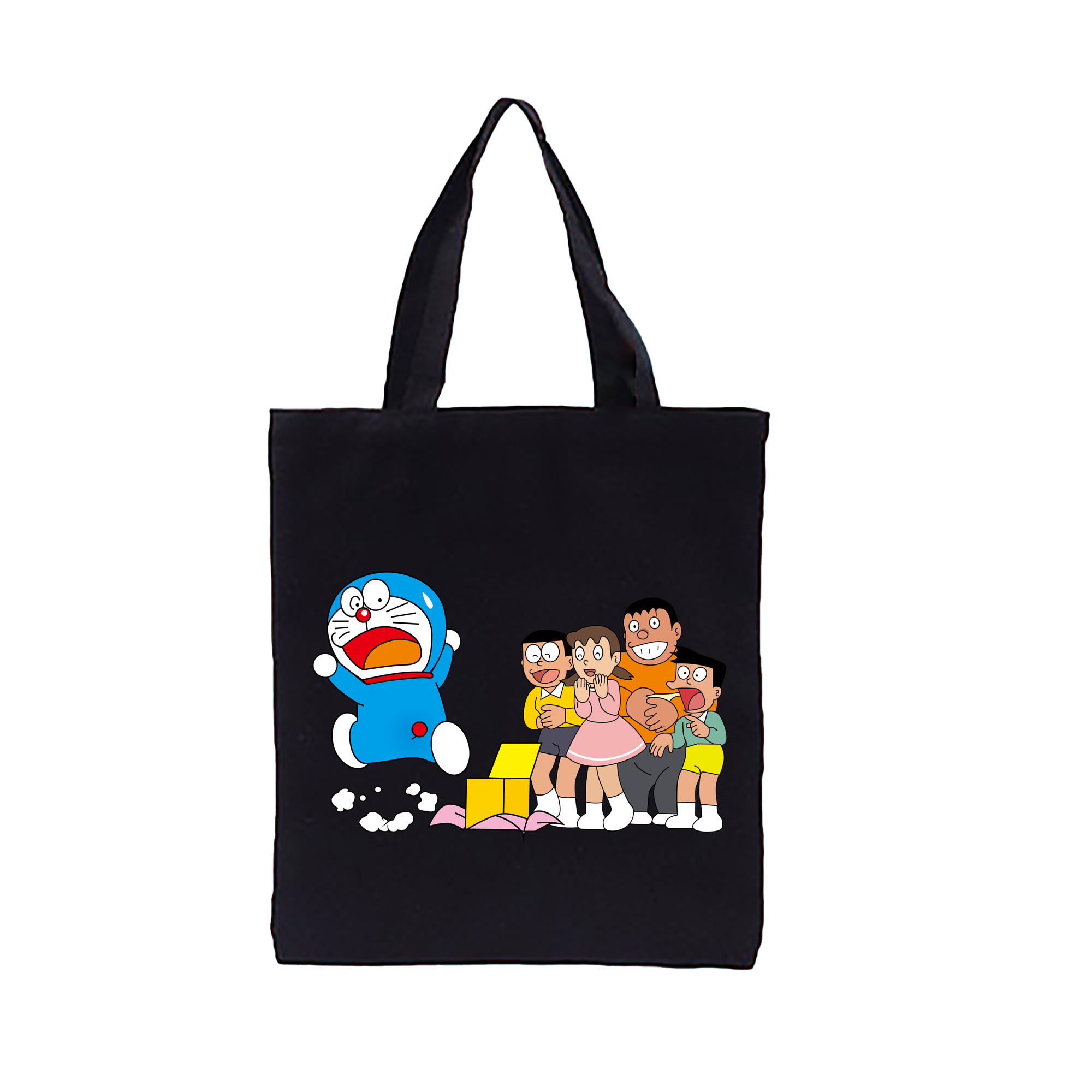 （画像用） ドラえもん 骨川 スネ夫 Doraemon Honekawa Suneo 縦型キャンバス生地手提げバッグ　トートバッグ