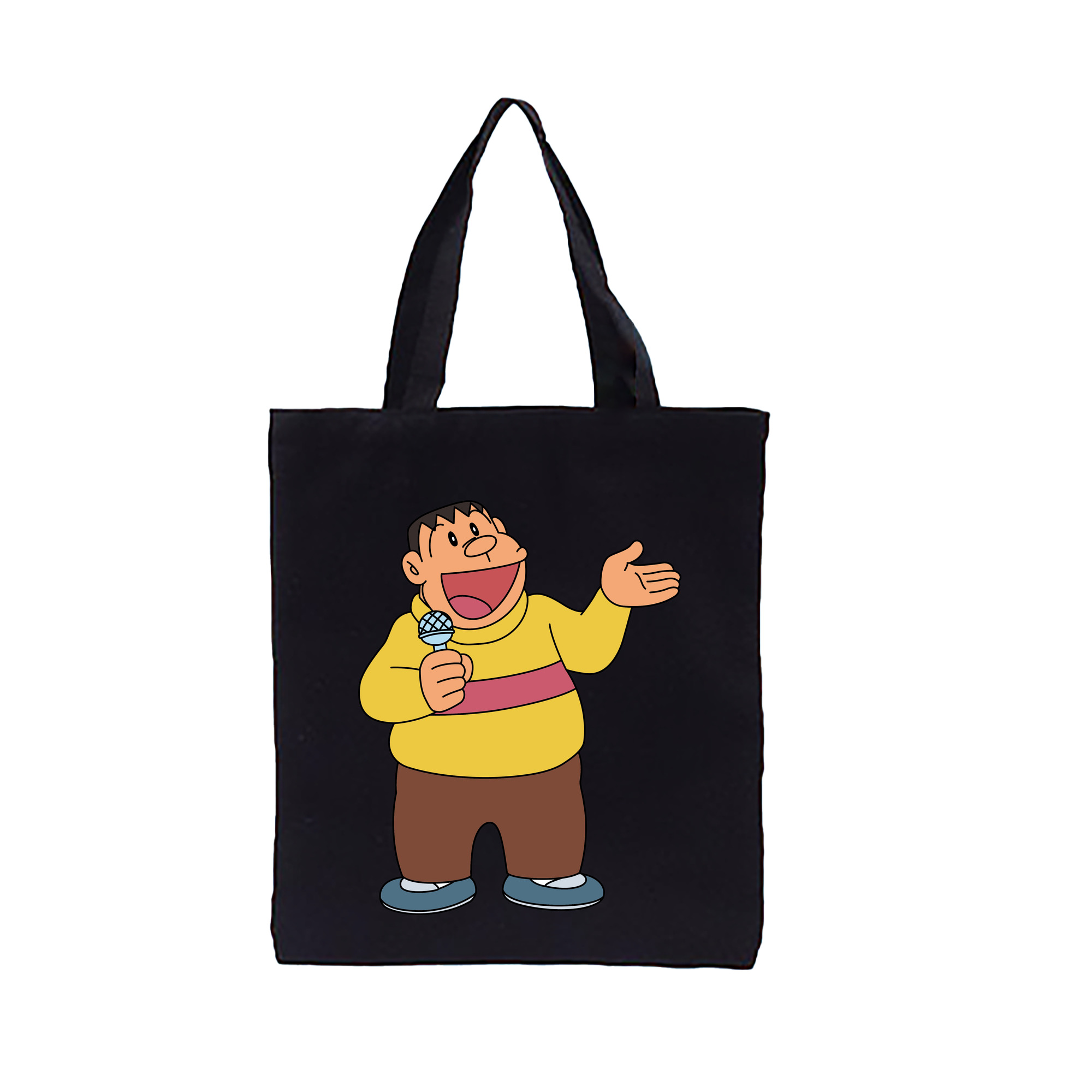 （画像用） ドラえもん 剛田武 Doraemon Gouta Takeshi 縦型キャンバス生地手提げバッグ　トートバッグ