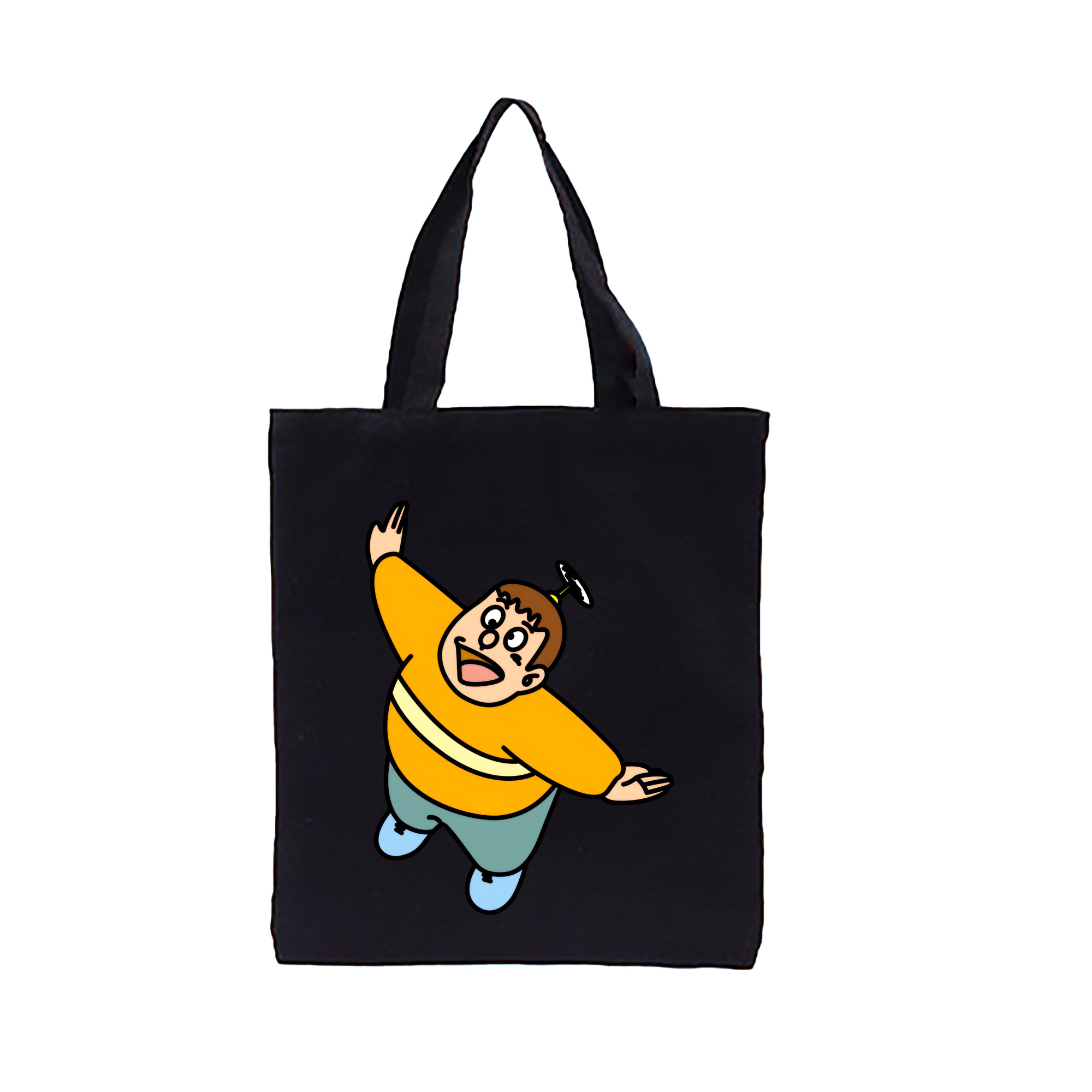 （画像用） ドラえもん 剛田武 Doraemon Gouta Takeshi 縦型キャンバス生地手提げバッグ　トートバッグ