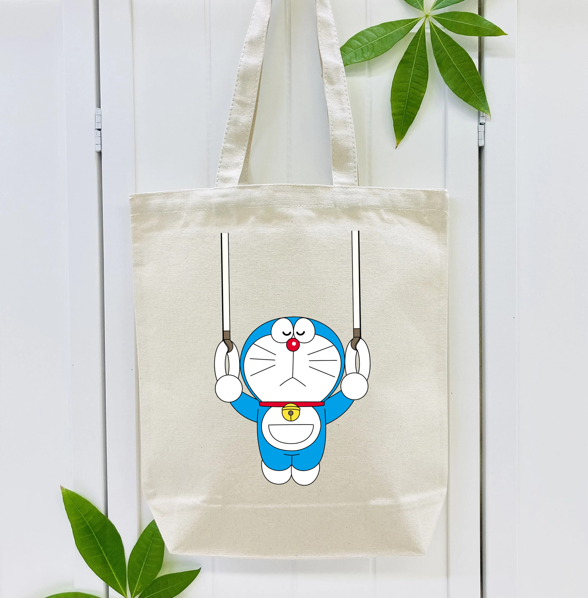 ドラえもん Doraemon 縦型キャンバス生地手提げバッグ　トートバッグ