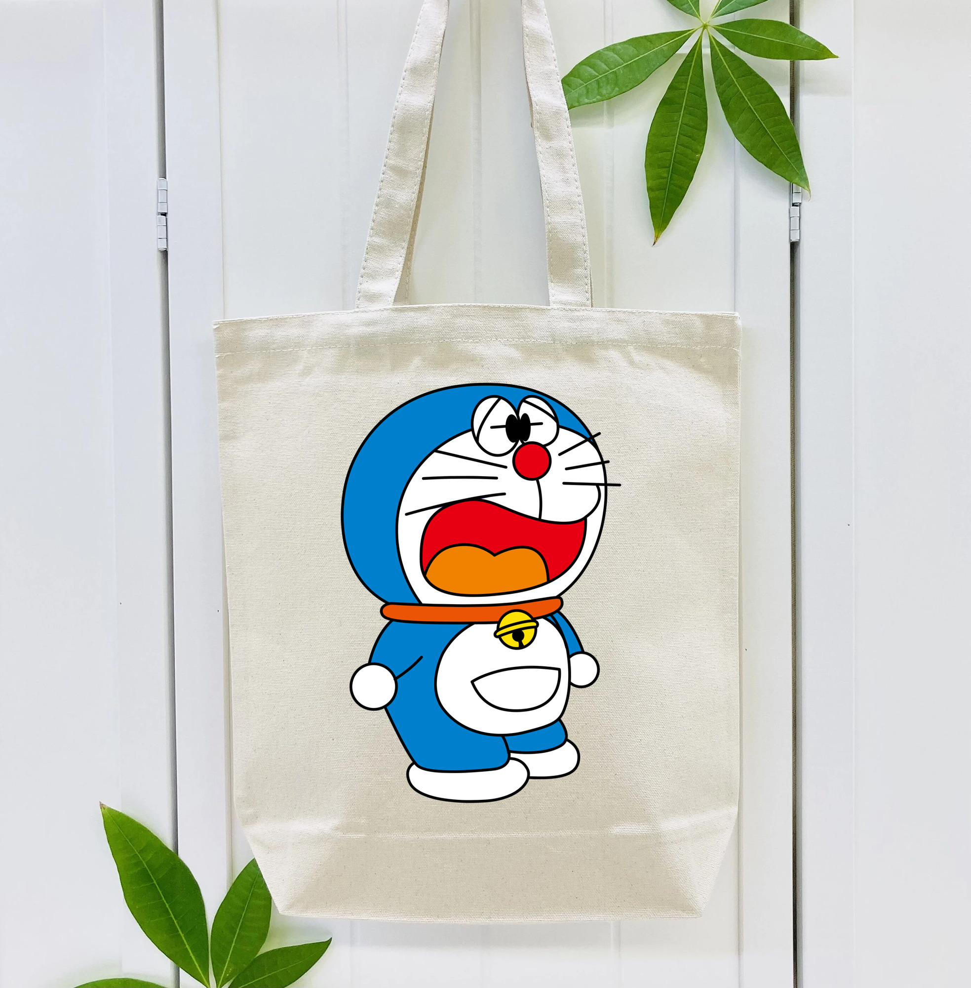 ドラえもん Doraemon 縦型キャンバス生地手提げバッグ　トートバッグ