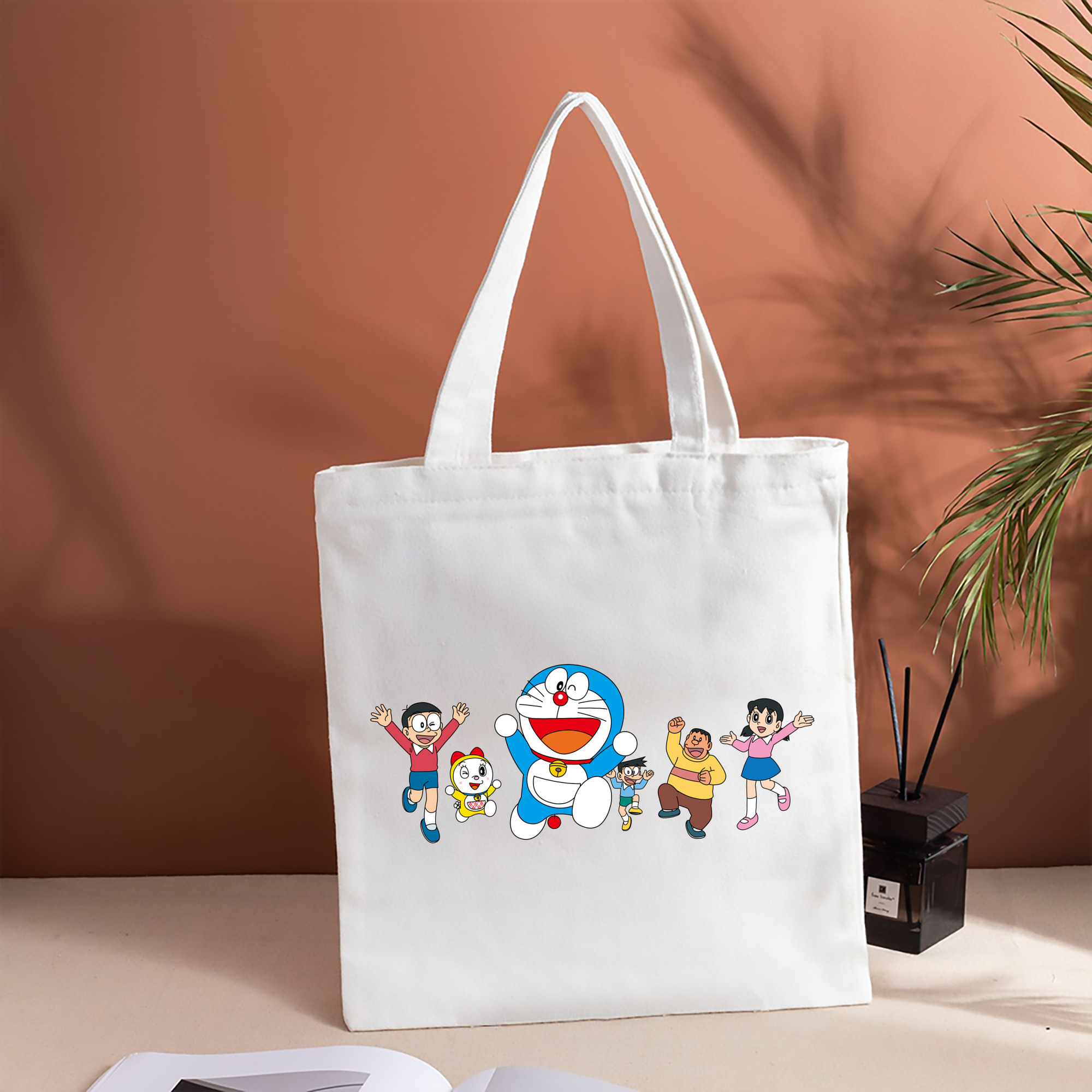 ドラえもん 骨川 スネ夫 Doraemon Honekawa Suneo 縦型キャンバス生地手提げバッグ　トートバッグ