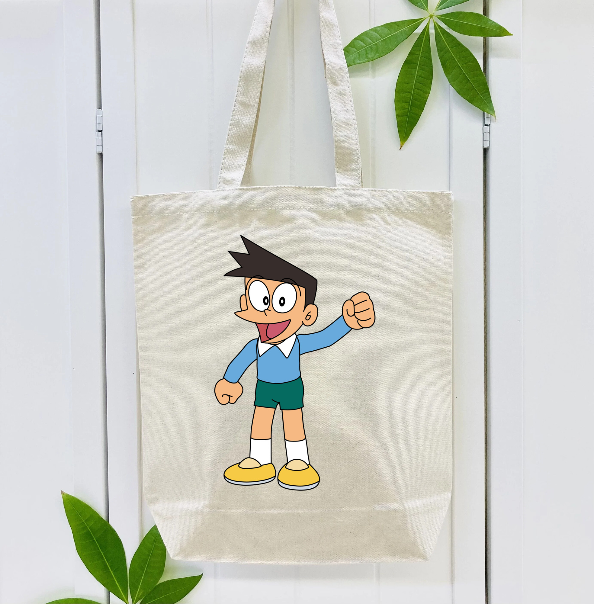 ドラえもん 骨川 スネ夫 Doraemon Honekawa Suneo 縦型キャンバス生地手提げバッグ　トートバッグ