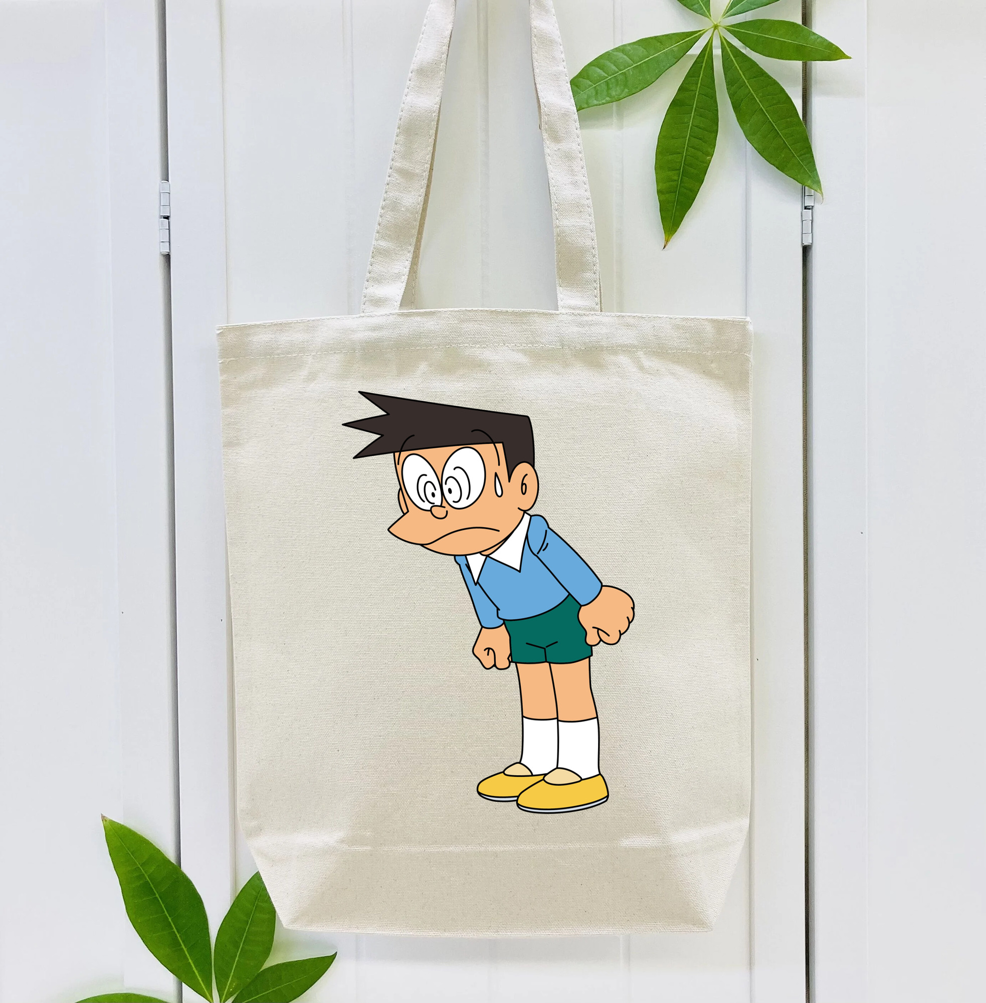 ドラえもん 骨川 スネ夫 Doraemon Honekawa Suneo 縦型キャンバス生地手提げバッグ　トートバッグ