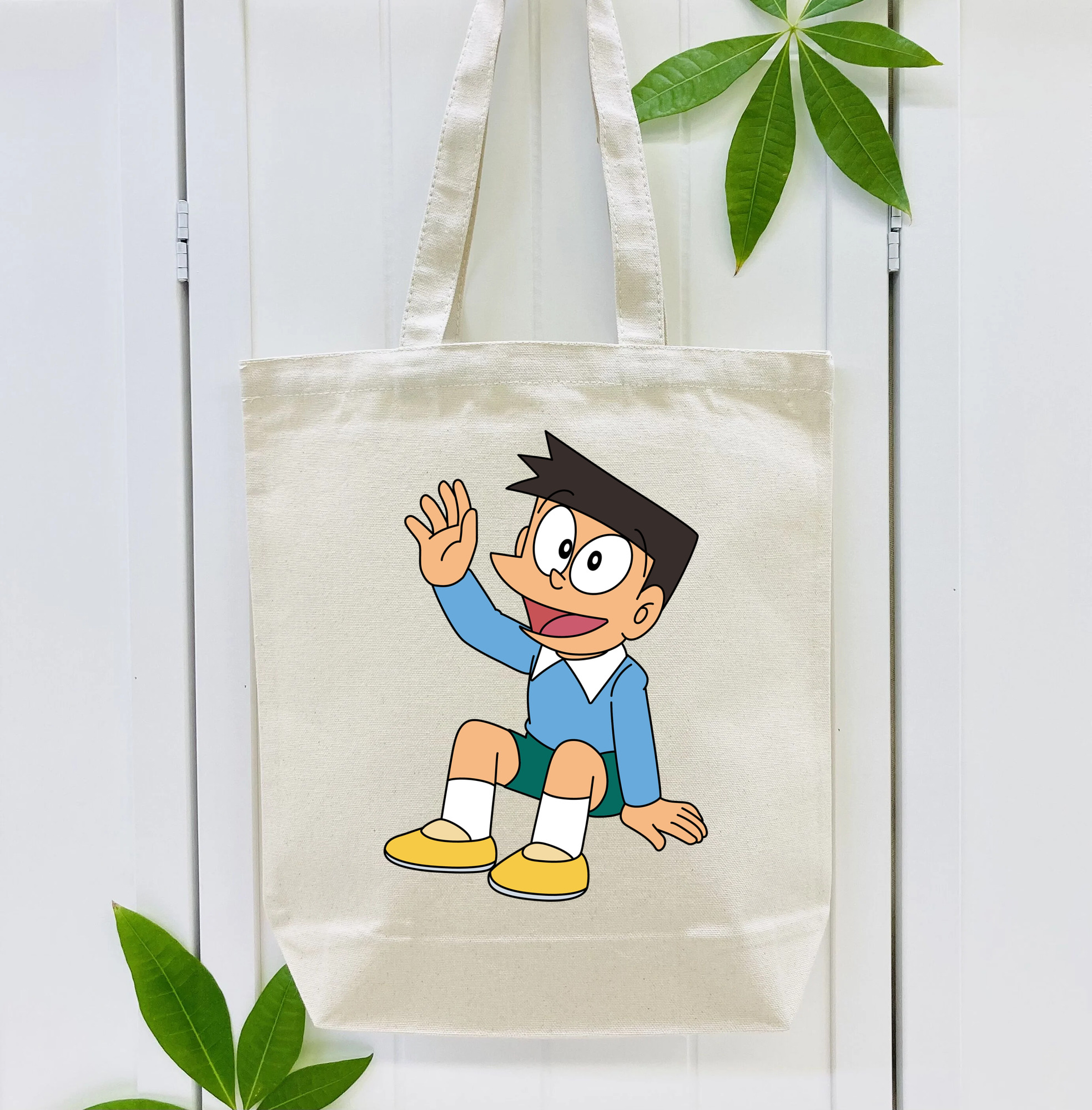 ドラえもん 骨川 スネ夫 Doraemon Honekawa Suneo 縦型キャンバス生地手提げバッグ　トートバッグ