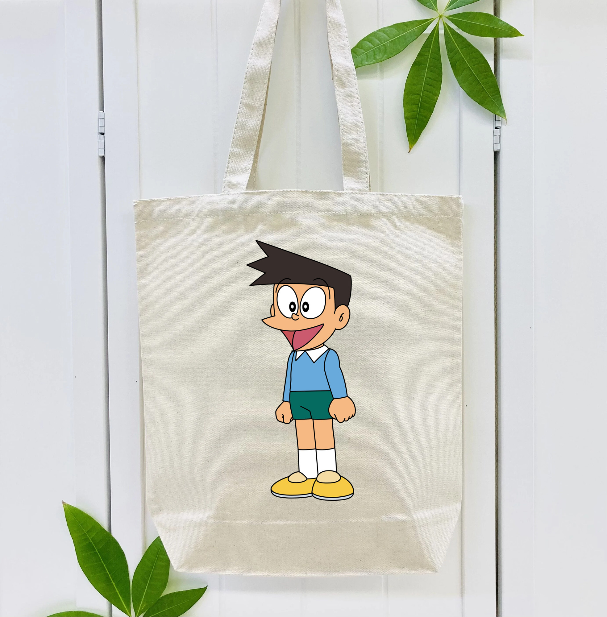 ドラえもん 骨川 スネ夫 Doraemon Honekawa Suneo 縦型キャンバス生地手提げバッグ　トートバッグ