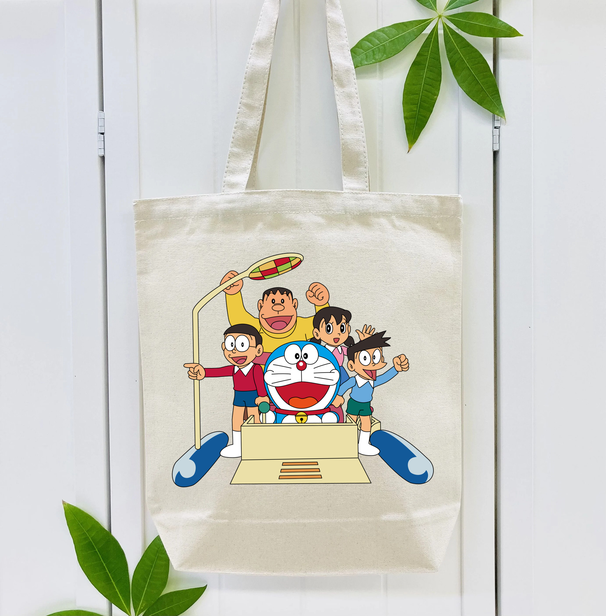 ドラえもん 骨川 スネ夫 Doraemon Honekawa Suneo 縦型キャンバス生地手提げバッグ　トートバッグ
